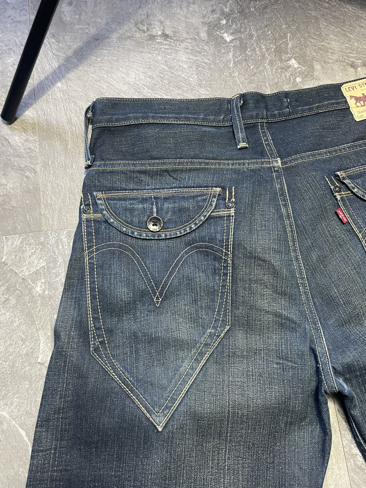 Levi's Vintage Levi's 503 Lose Selvedge Jeans Flared Y2k Denim Size US 34 / EU 50 - 3 Thumbnail