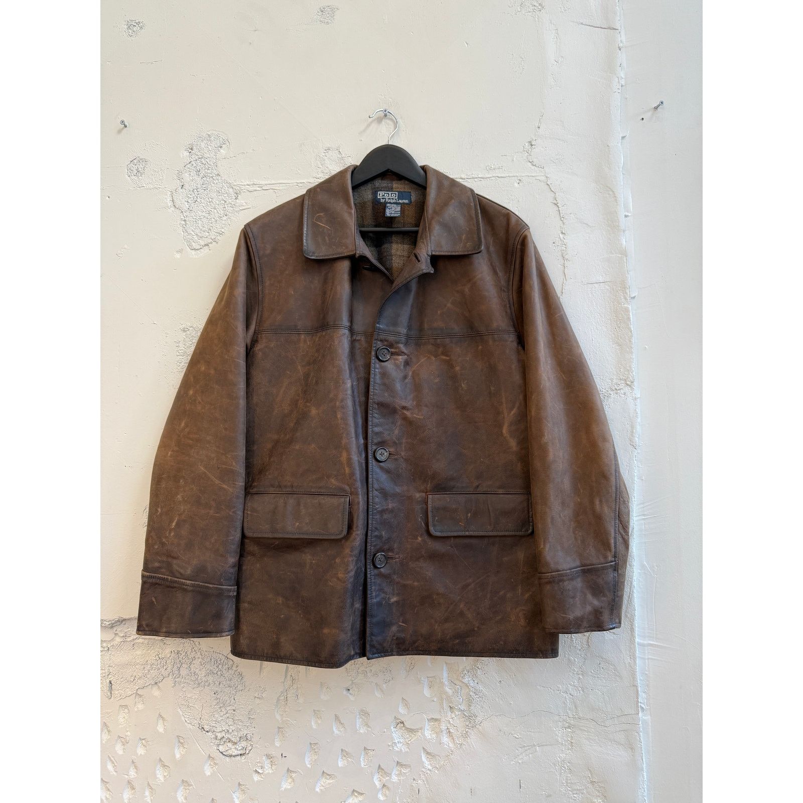 Polo Ralph Lauren Polo By Ralph Lauren RRL Double RL Leather Car Coat Size US L / EU 52-54 / 3 - 1 Thumbnail