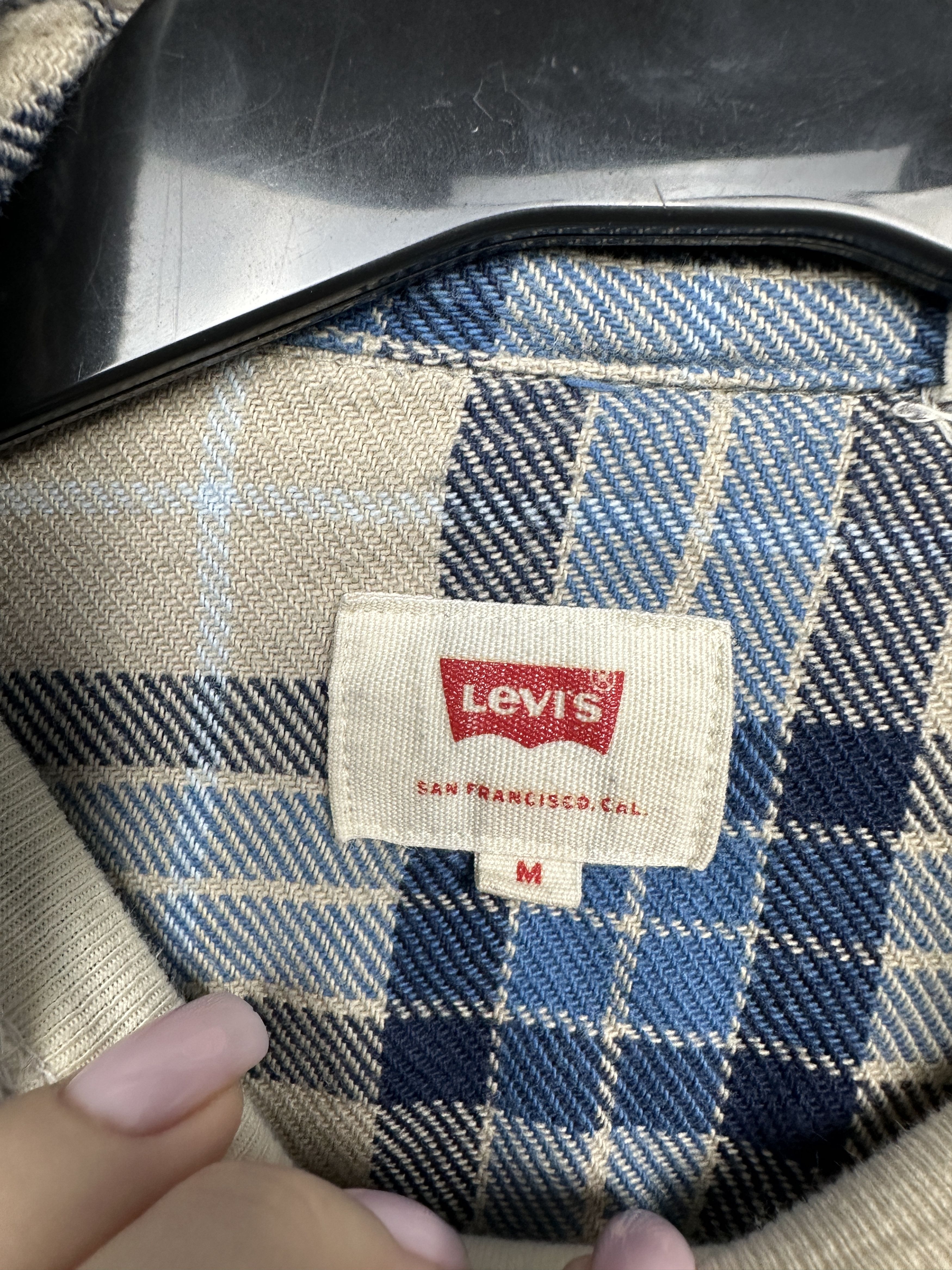Levi's Levi's Vintage Mens Flannel Plaid Shirt Size US M / EU 48-50 / 2 - 4 Thumbnail