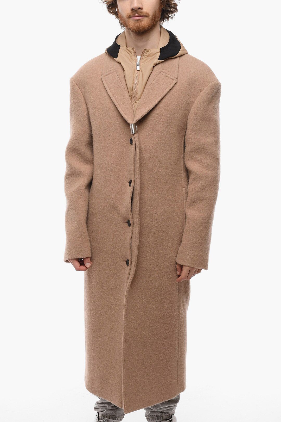 image of Alyx O1Dk11S0124 Coat In Beige, Men's (Size Small)