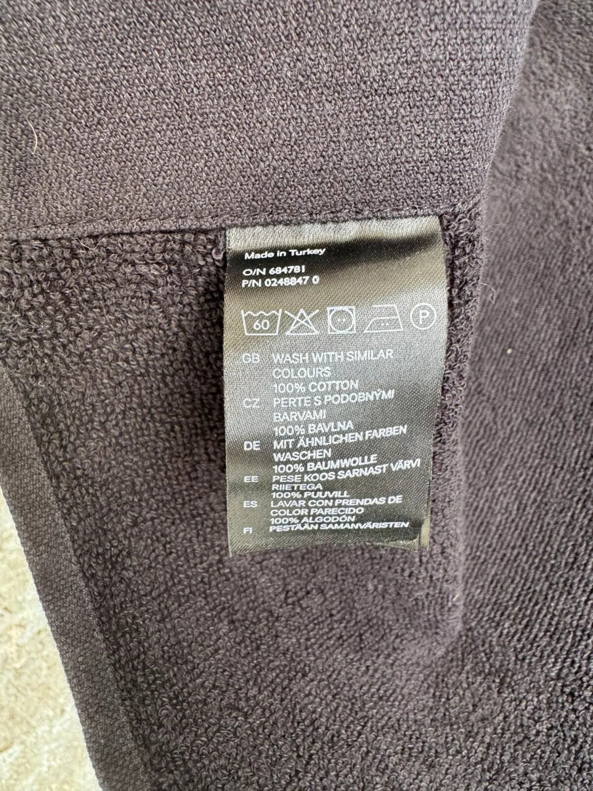 Alexander Wang × H&M ALEXANDER WANG x HM Black Beach Towel Size ONE SIZE - 5 Thumbnail