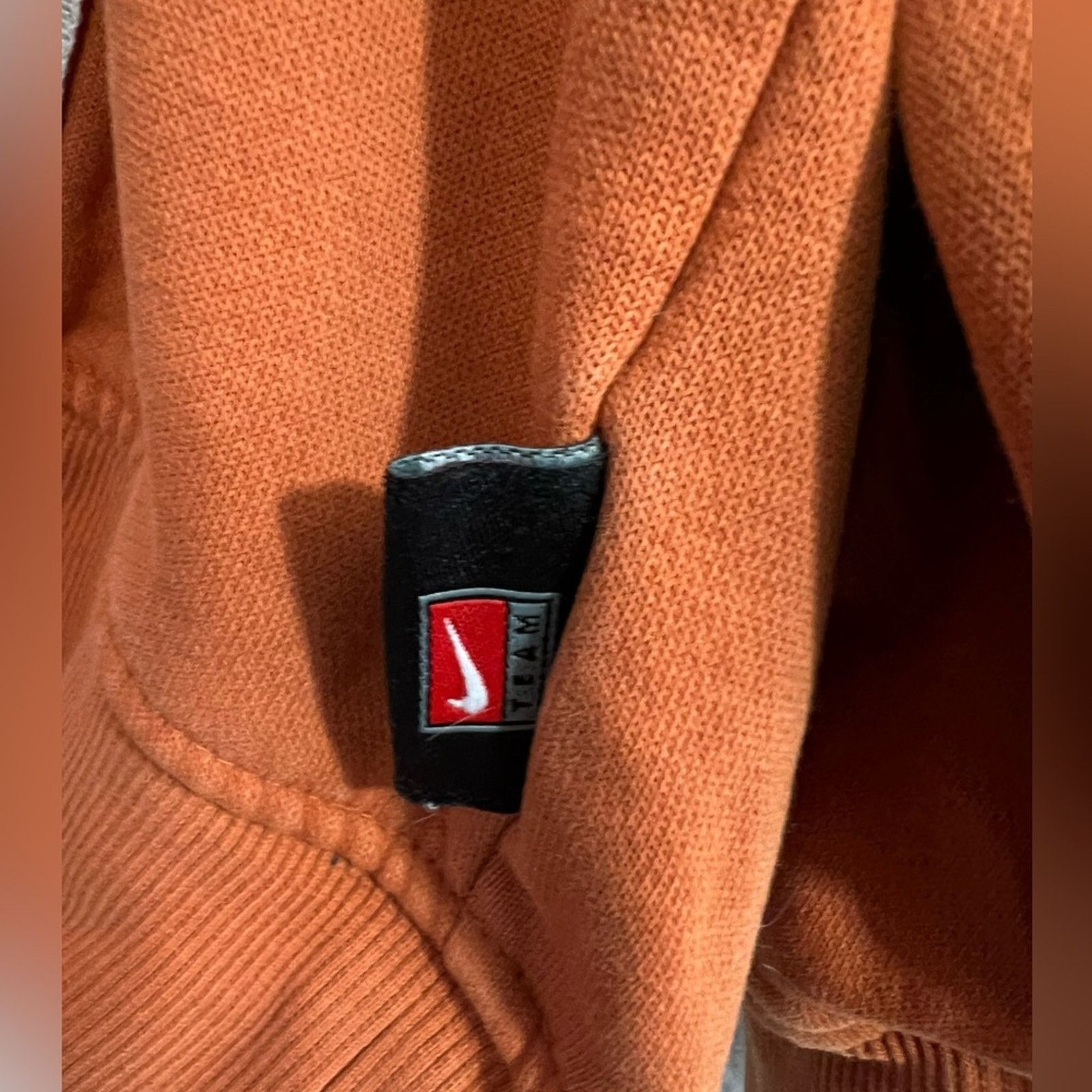 Nike Vintage 90’s Nike Texas Longhorns Center Check Swoosh Hoodie Size US XL / EU 56 / 4 - 3 Thumbnail