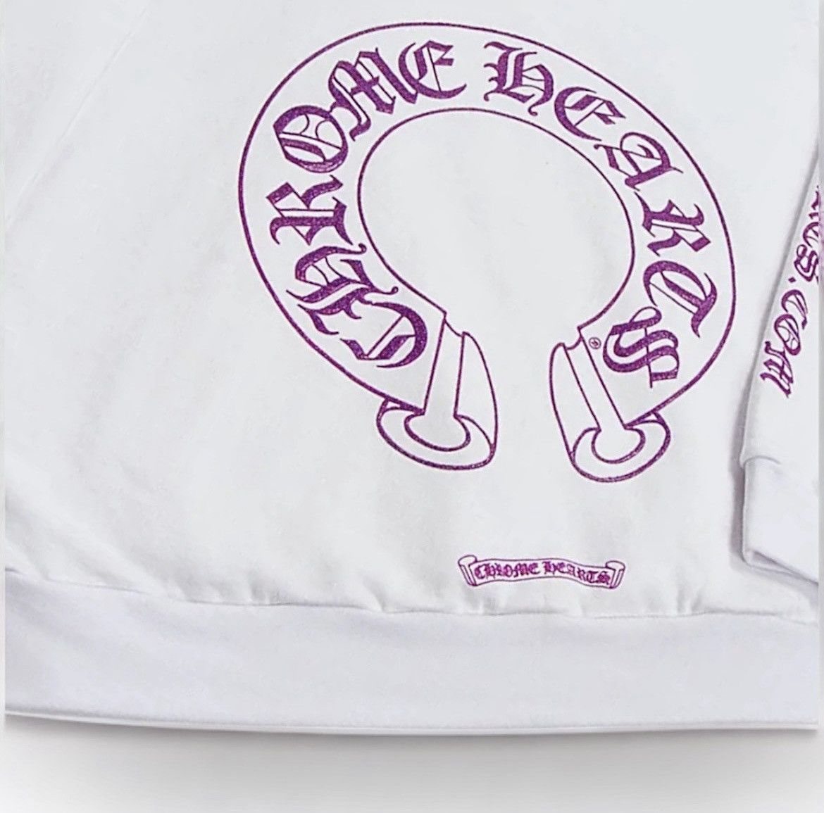 Chrome Hearts Chrome Hearts Purple Glitter Hoodie Size US L / EU 52-54 / 3 - 3 Thumbnail