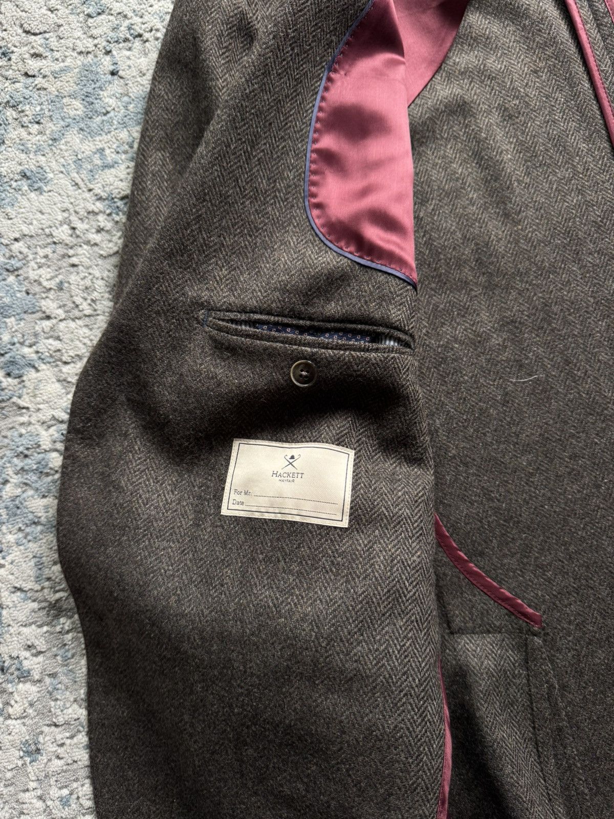 Hackett Hackett By Robert Noble Wool Tweed Blazer Jacket size 54R Size 54R - 7 Thumbnail