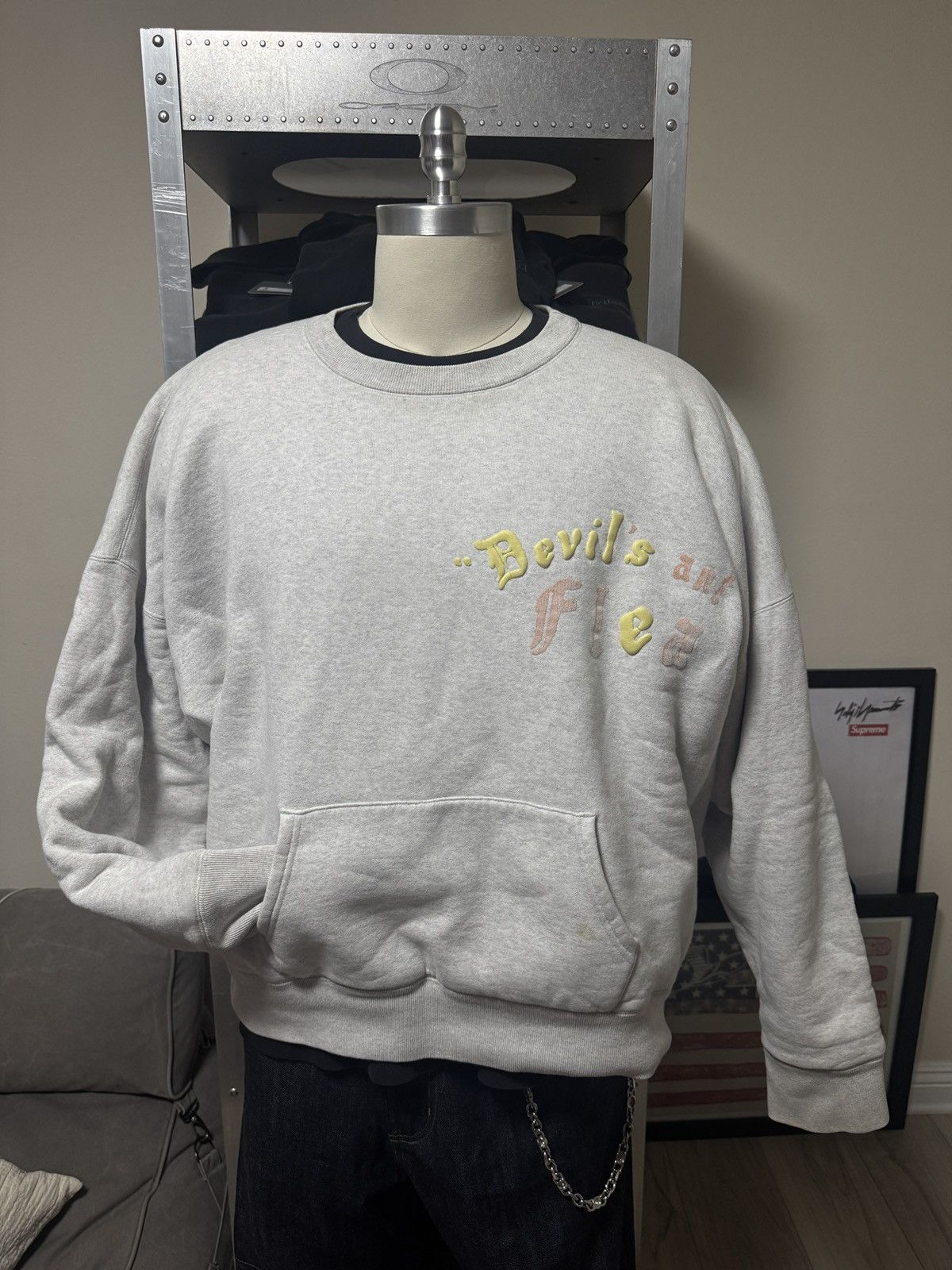 Cactus Plant Flea Market CPFM Devil's Ant Flea Double Layered Crewneck Size US L / EU 52-54 / 3 - 1 Thumbnail