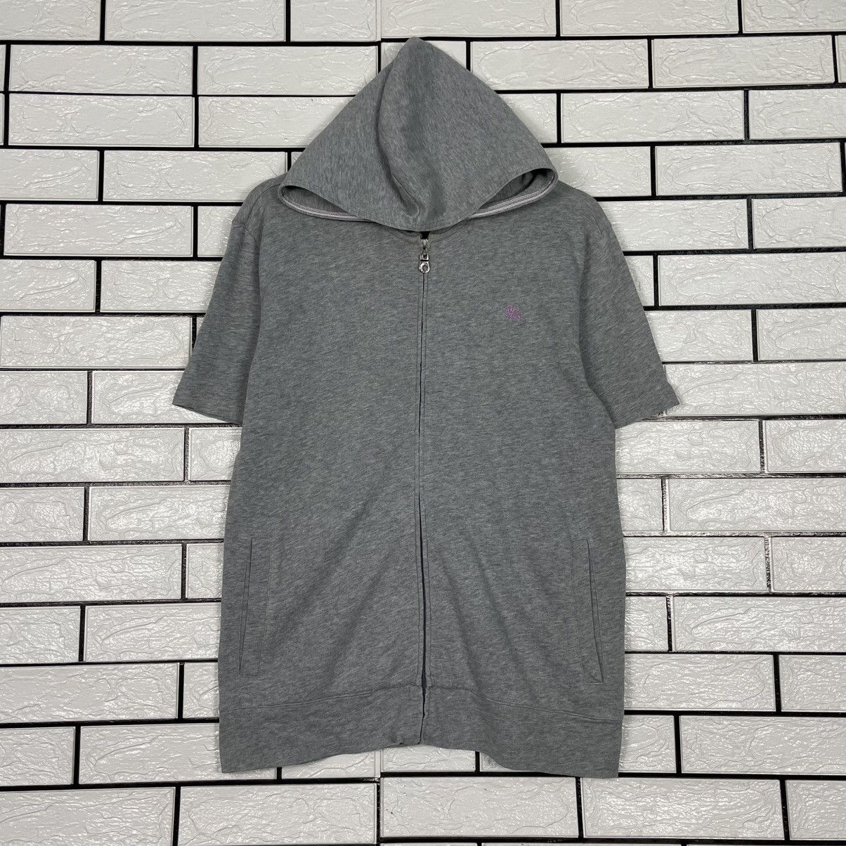 Burberry Burberry Black Label Short Sleeve Zipper Hoodie Size US S / EU 44-46 / 1 - 1 Thumbnail