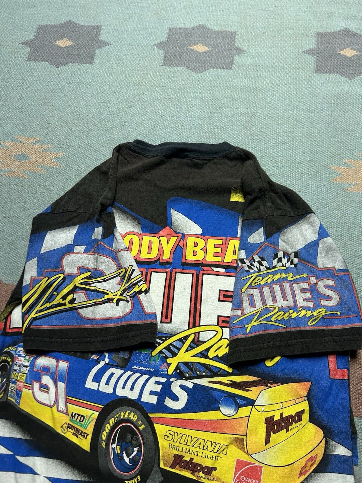 Vintage Vtg t shirt Nascar all over print Mike Skinner Lowe’s AOP M Size US M / EU 48-50 / 2 - 10 Thumbnail