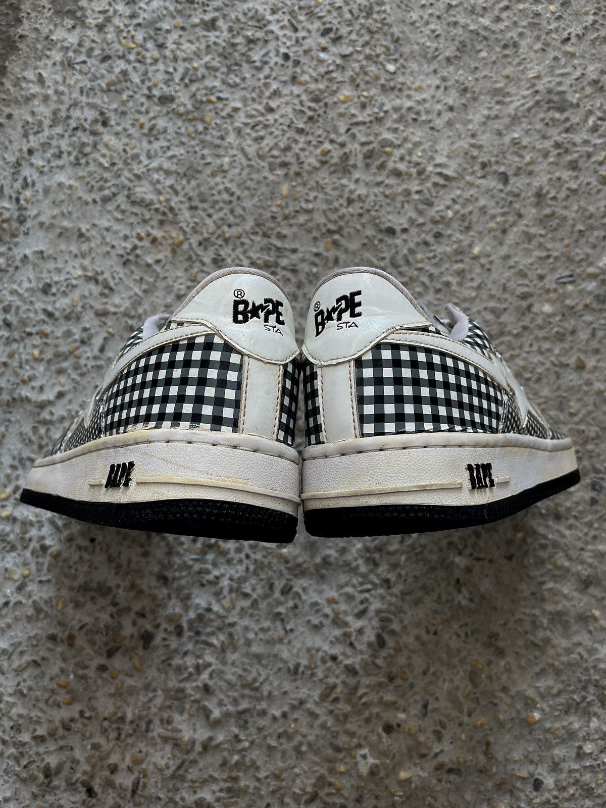 Bape ‘09 Check Print Bapesta Size US 10 / EU 43 - 7 Thumbnail