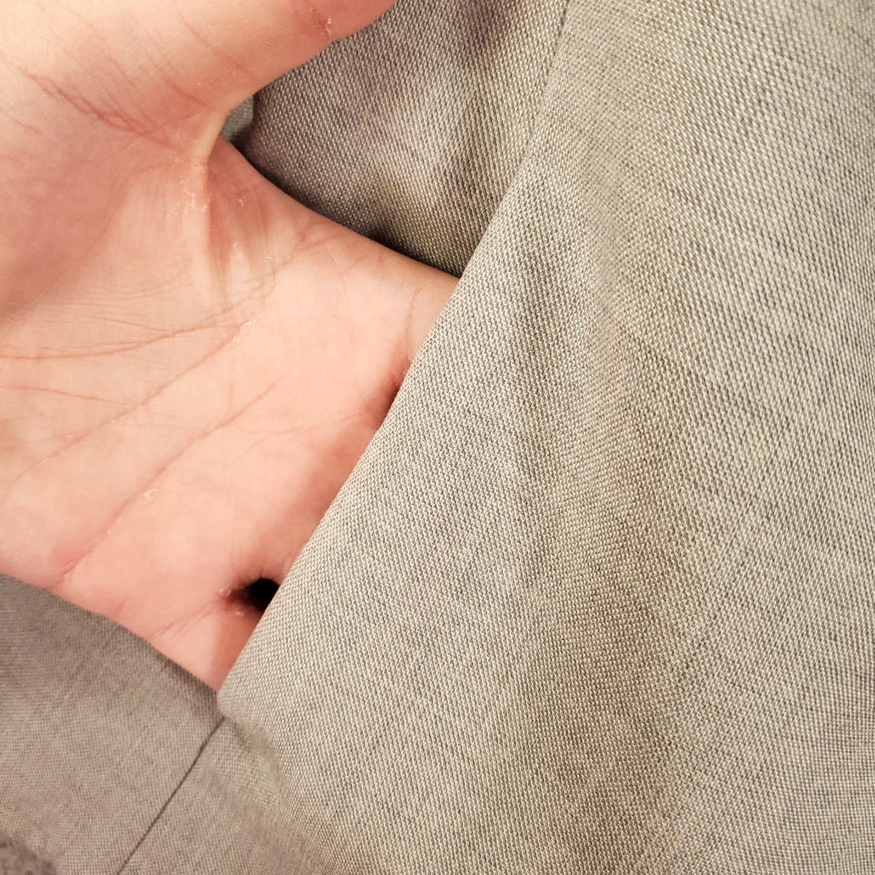 Vintage VINTAGE Lafayette 148 Blazer Jacket Womens 8 Gray Wool Silk Blend Classic Open Front Pockets Size M / US 6-8 / IT 42-44 - 6 Thumbnail