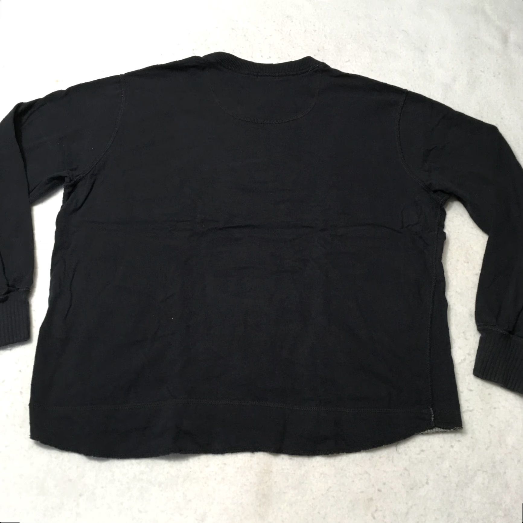 Vintage VINTAGE Sweater Shirt Womens XL navy blue Organic Cotton Size XL / US 12-14 / IT 48-50 - 6 Thumbnail