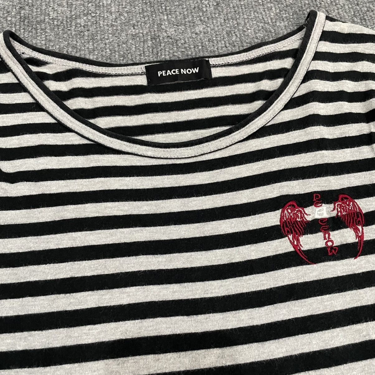 Japanese Brand Japanese Peace Now Stiped Long Sleeve Shirt Hidden Pocket Size M / US 6-8 / IT 42-44 - 3 Thumbnail
