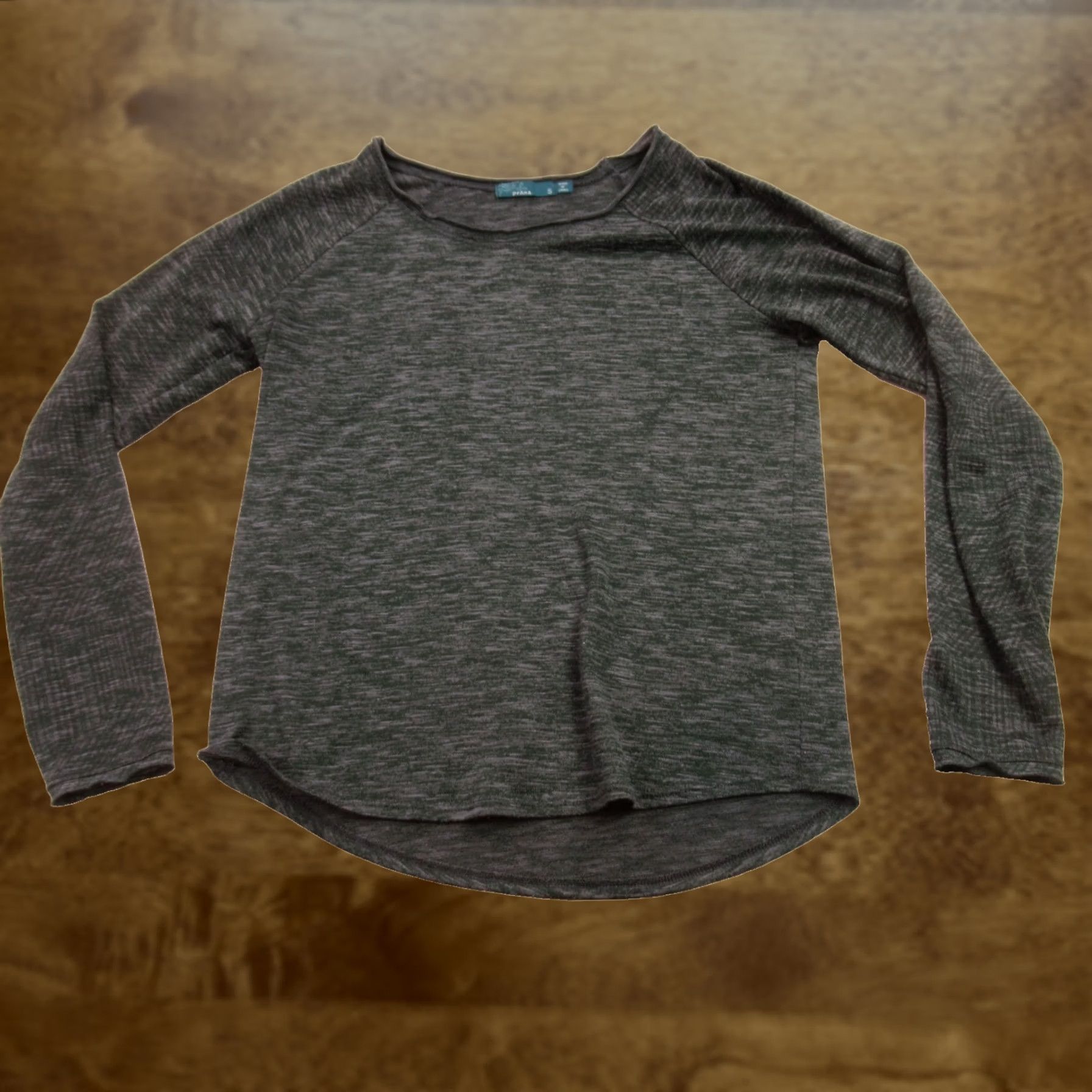 Prana Prana Shirt Womens Small Long Sleeve Pullover Gray Crew Neck Casual Size S / US 4 / IT 40 - 1 Thumbnail