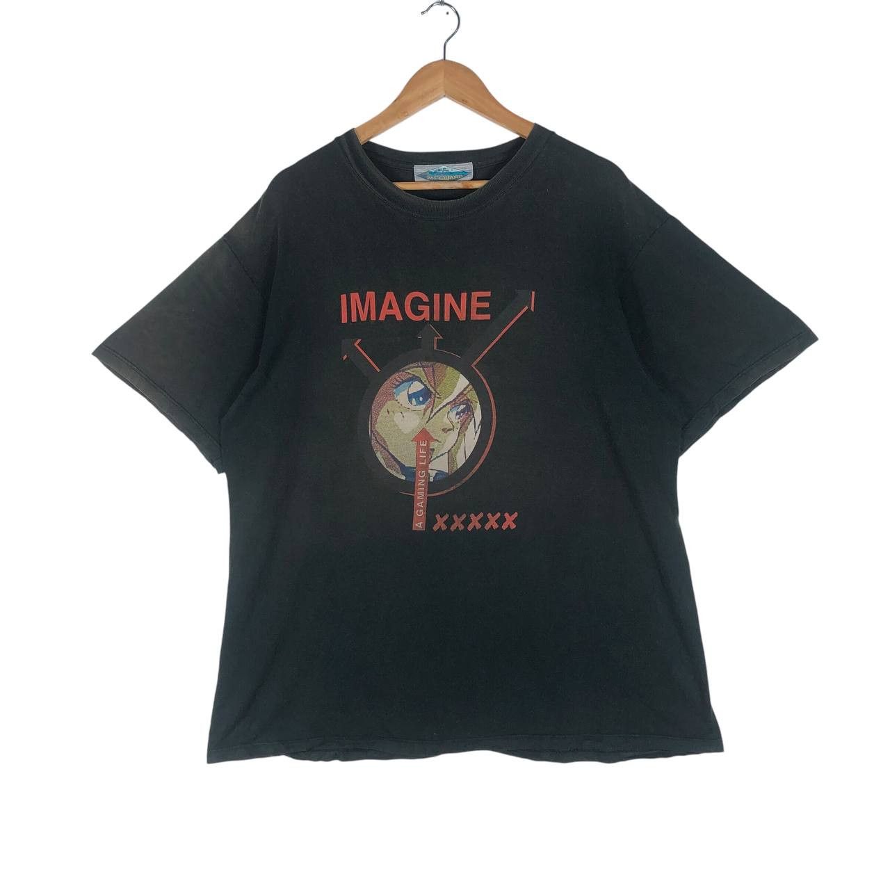 Japanese Brand × Vintage Vintage Imagine Jacquard Men T-shirt Size US L / EU 52-54 / 3 - 1 Thumbnail