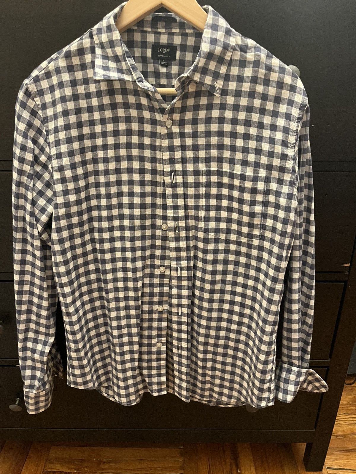 J.Crew J. Crew Cotton/Linen Shirt Size US M / EU 48-50 / 2 - 1 Thumbnail