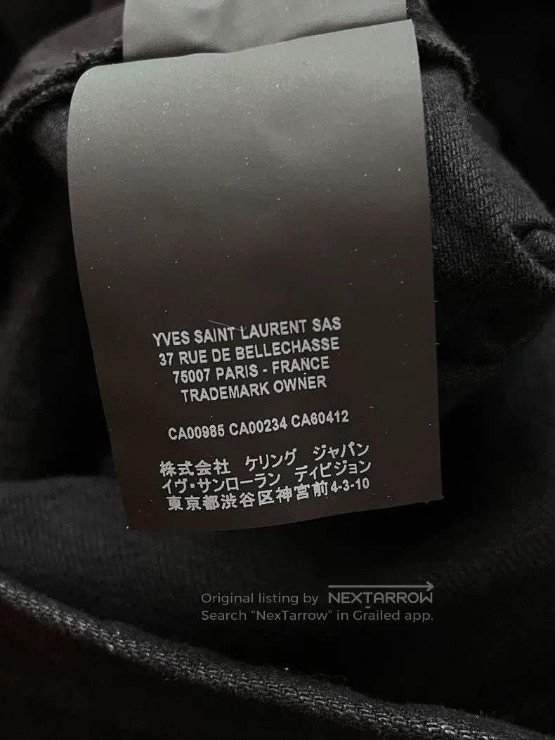 Saint Laurent Paris Saint Laurent Paris Straight Leg Basic Black Denim Jeans N Size US 31 - 7 Thumbnail