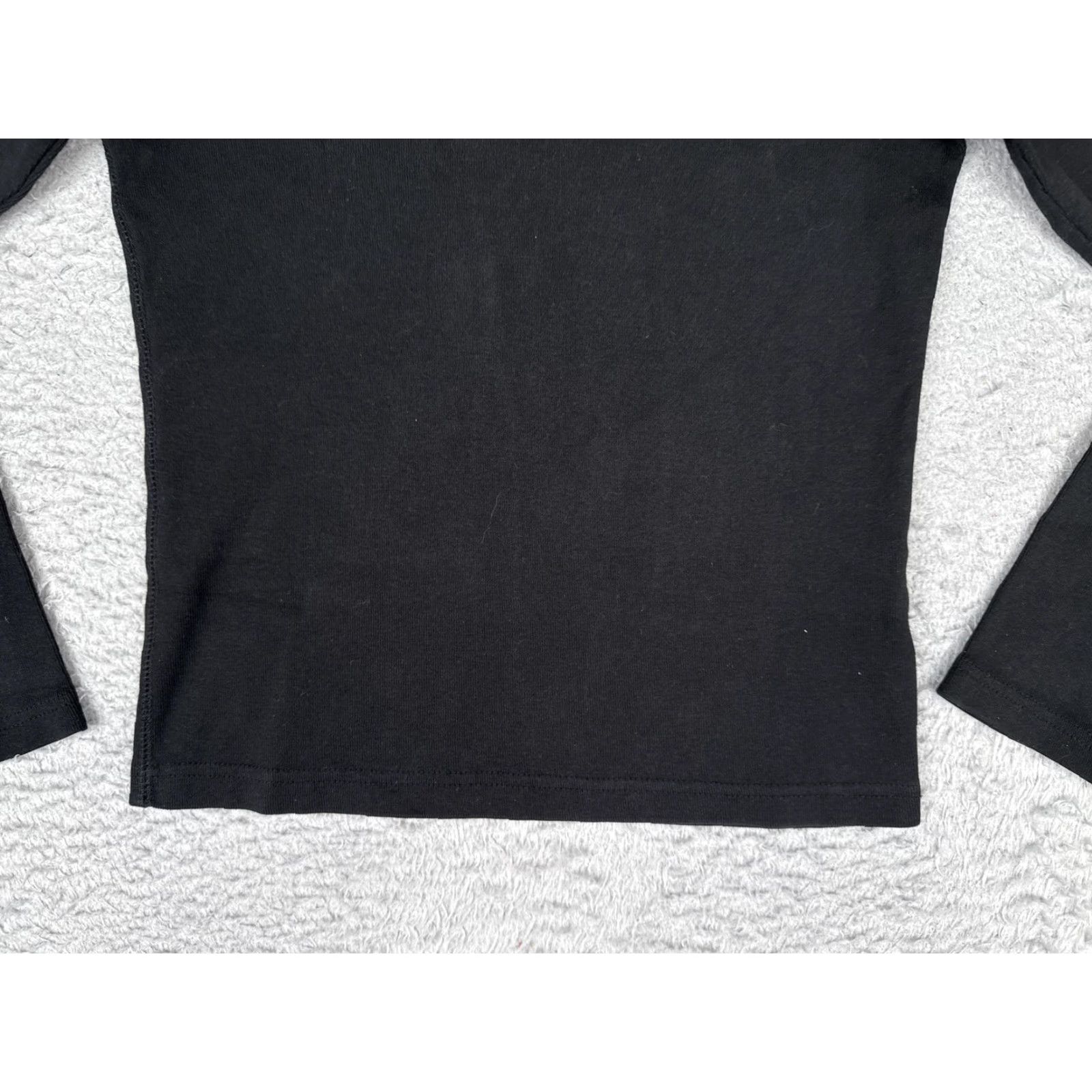 Polo Ralph Lauren Ralph Lauren Sport Shirt Teens Medium Black Slim Fit Long Sleeve Cotton Logo Tee Size US M / EU 48-50 / 2 - 5 Thumbnail