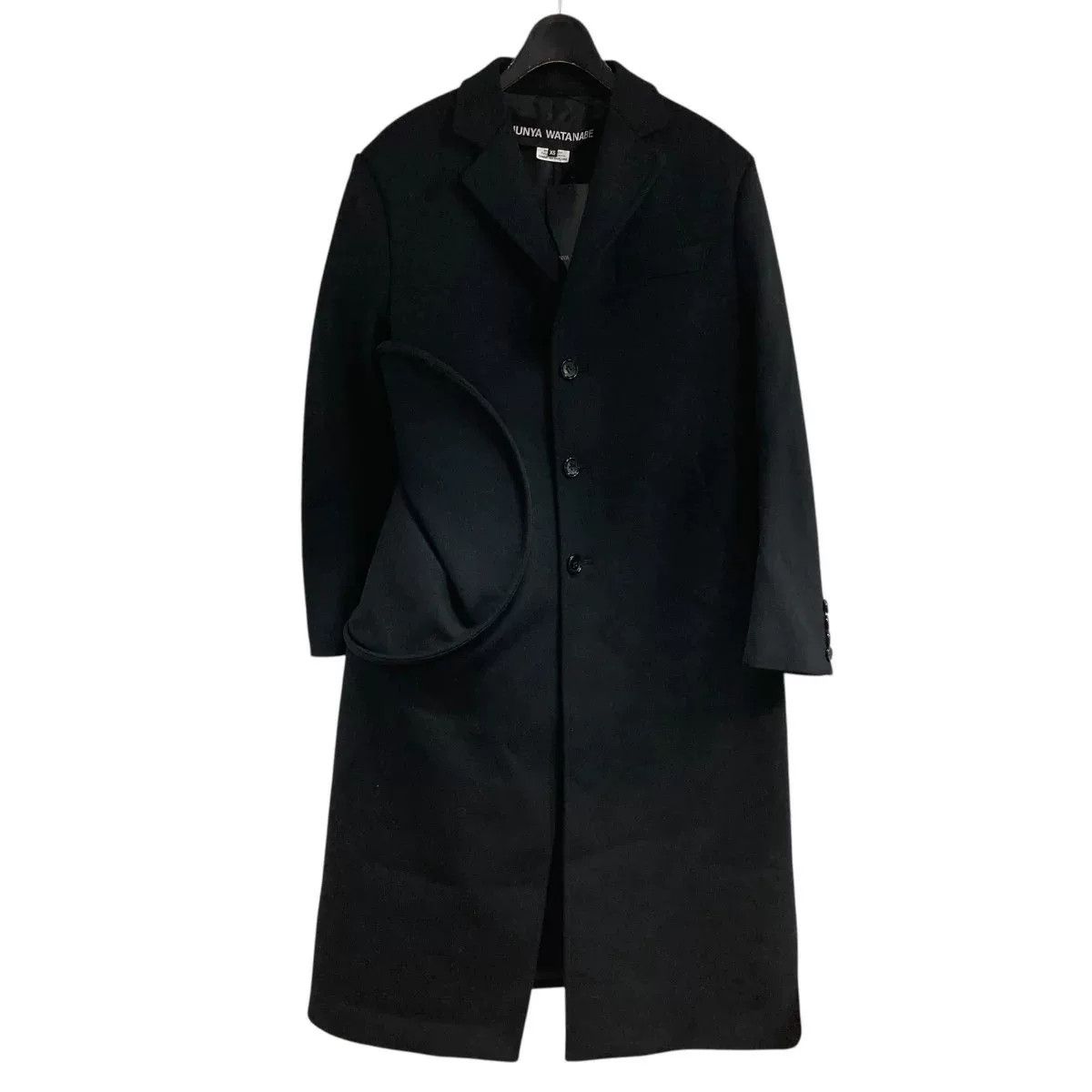 Junya Watanabe junya watanabe cdg black wool blend coat Size US XS / EU 42 / 0 - 1 Thumbnail