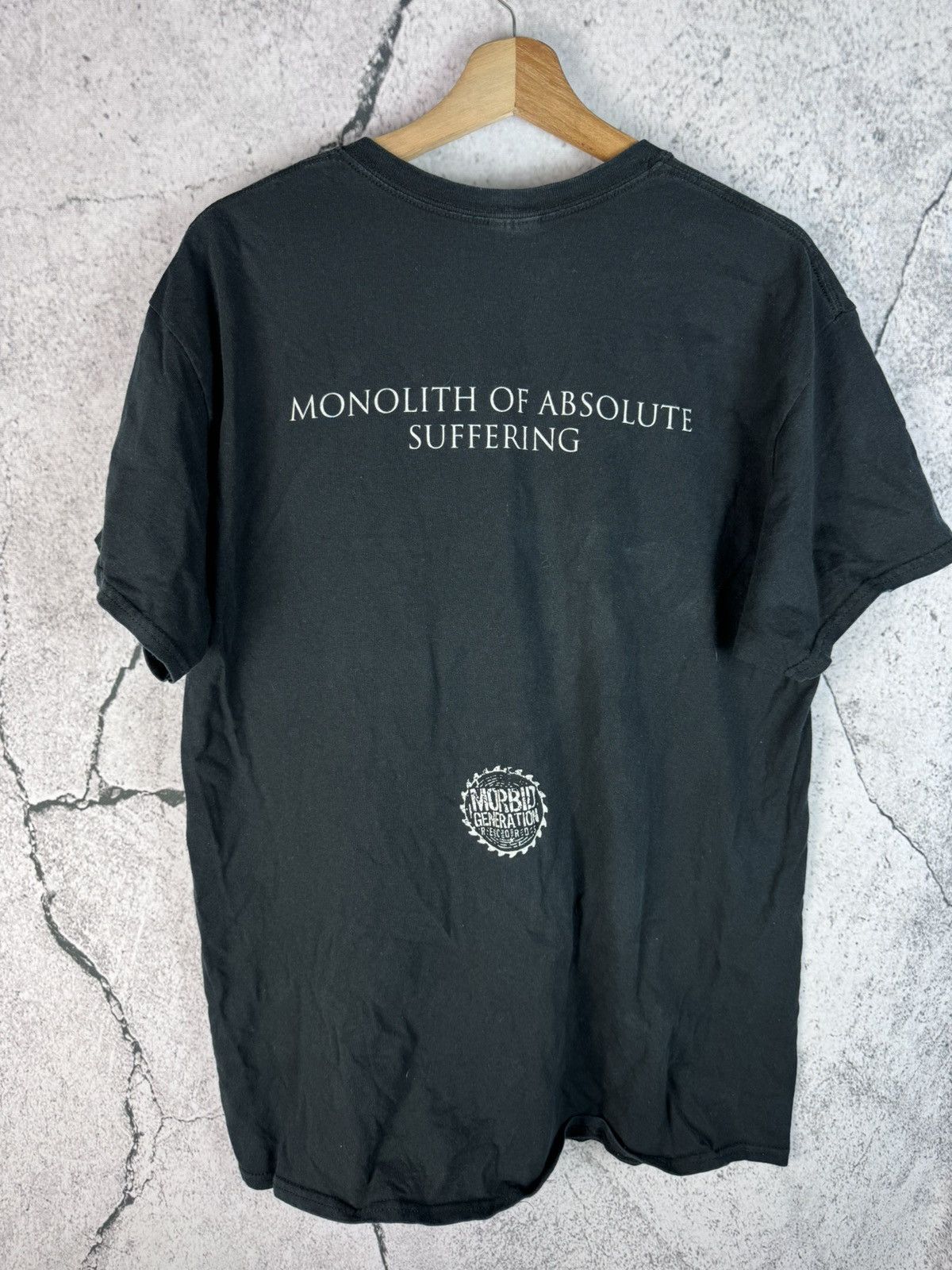 Southpole Y2K Band Morbid Opium Affliction Style Skull Cross T shirt Size US M / EU 48-50 / 2 - 2 Thumbnail