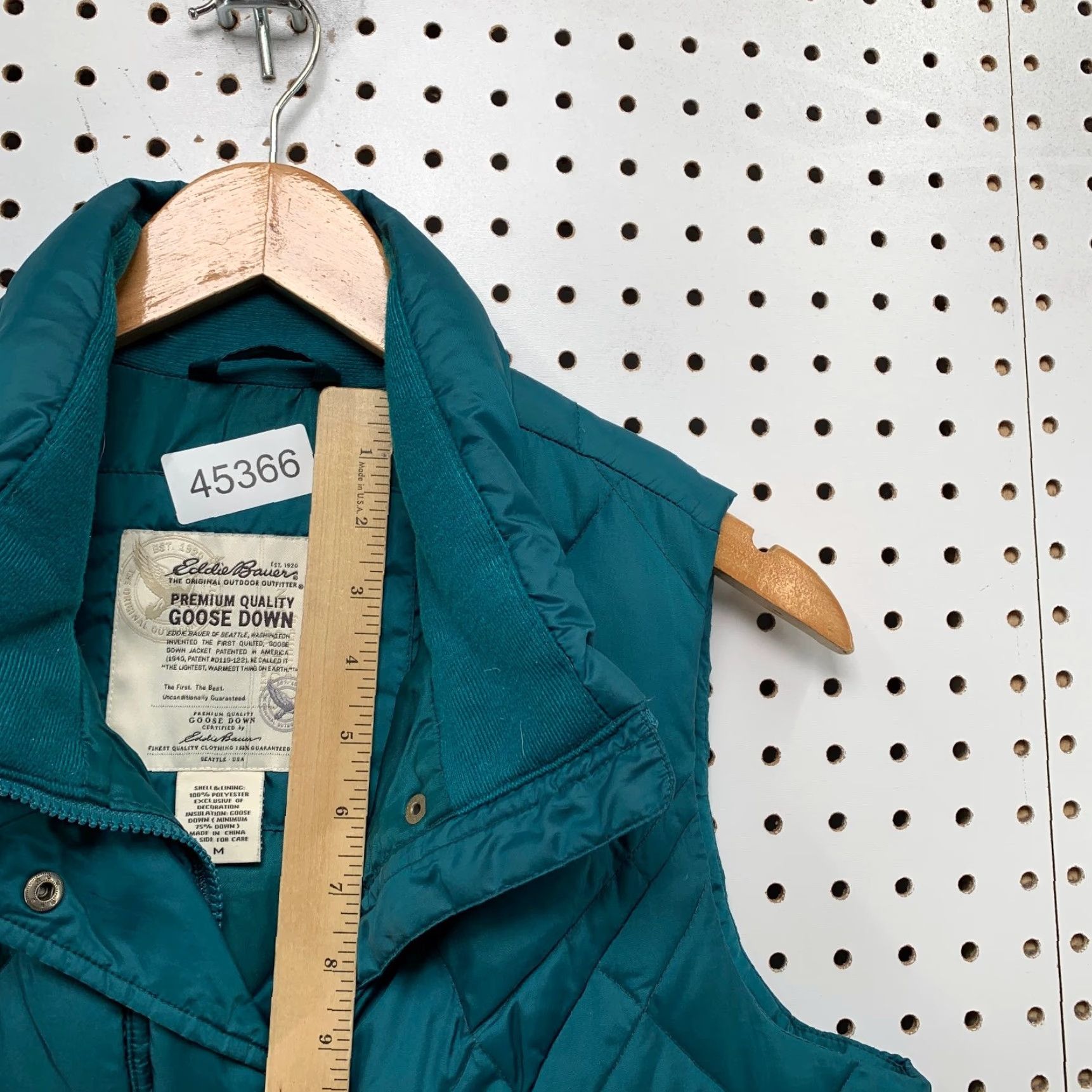 Eddie Bauer Eddie Bauer Premium Down Vest Womens M Teal Quilted Outdoor VEST Womens Medium Teal Quilted Down Vest Eddie Bauer Size M / US 6-8 / IT 42-44 - 5 Thumbnail