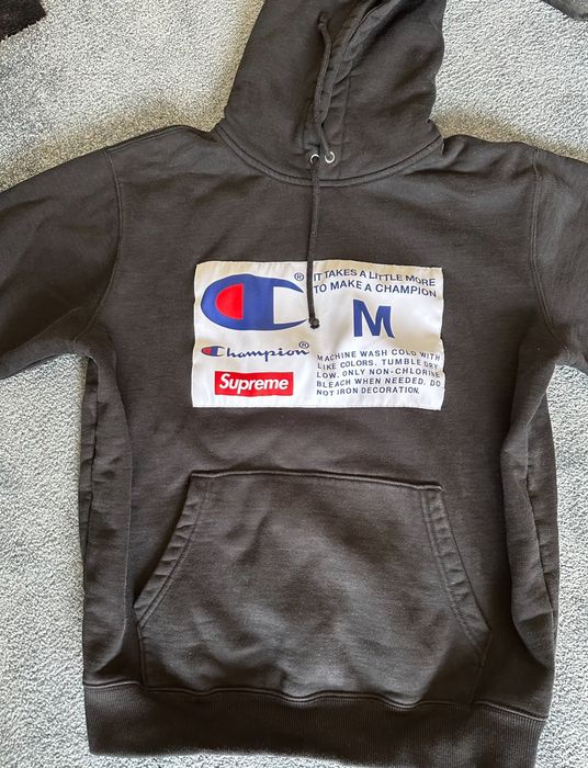 Supreme champion outlet hoodie fw18