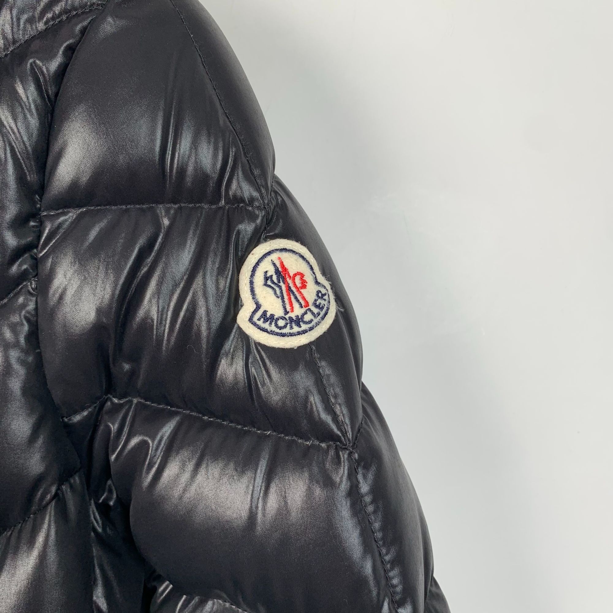 Moncler Moncler Badete Black Logo Patch Hooded Quilted Down Size US XXS / EU 40 - 5 Thumbnail