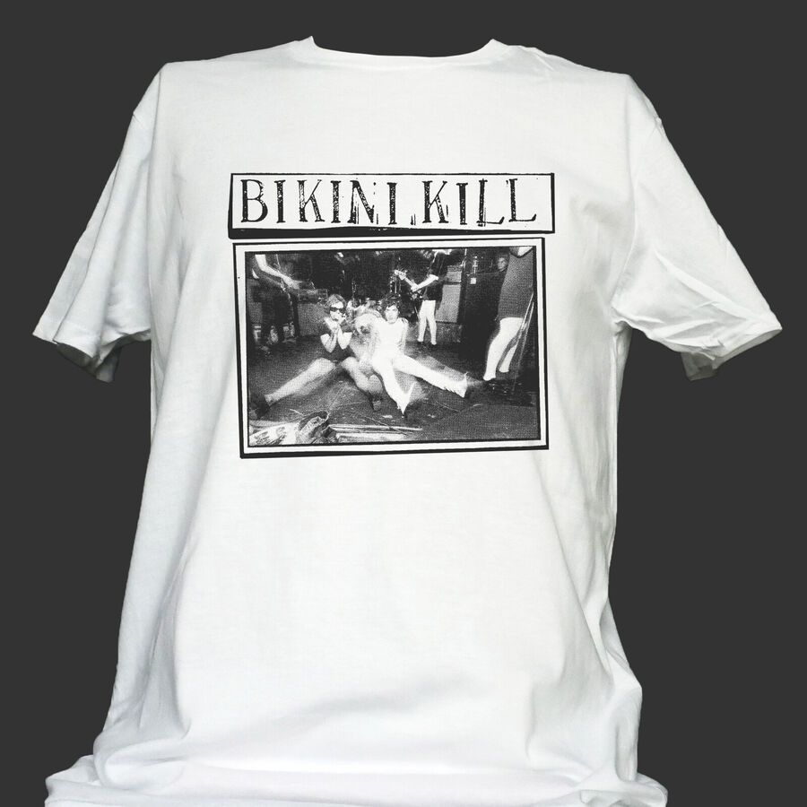Gildan × Rock Band × Vintage Bikini Kill Punk Rock T-Shirt 1side | Grailed