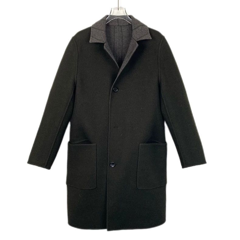 Louis Vuitton Louis Vuitton Dark grey striped wool reversible lapel sing Size US S / EU 44-46 / 1 - 3 Thumbnail