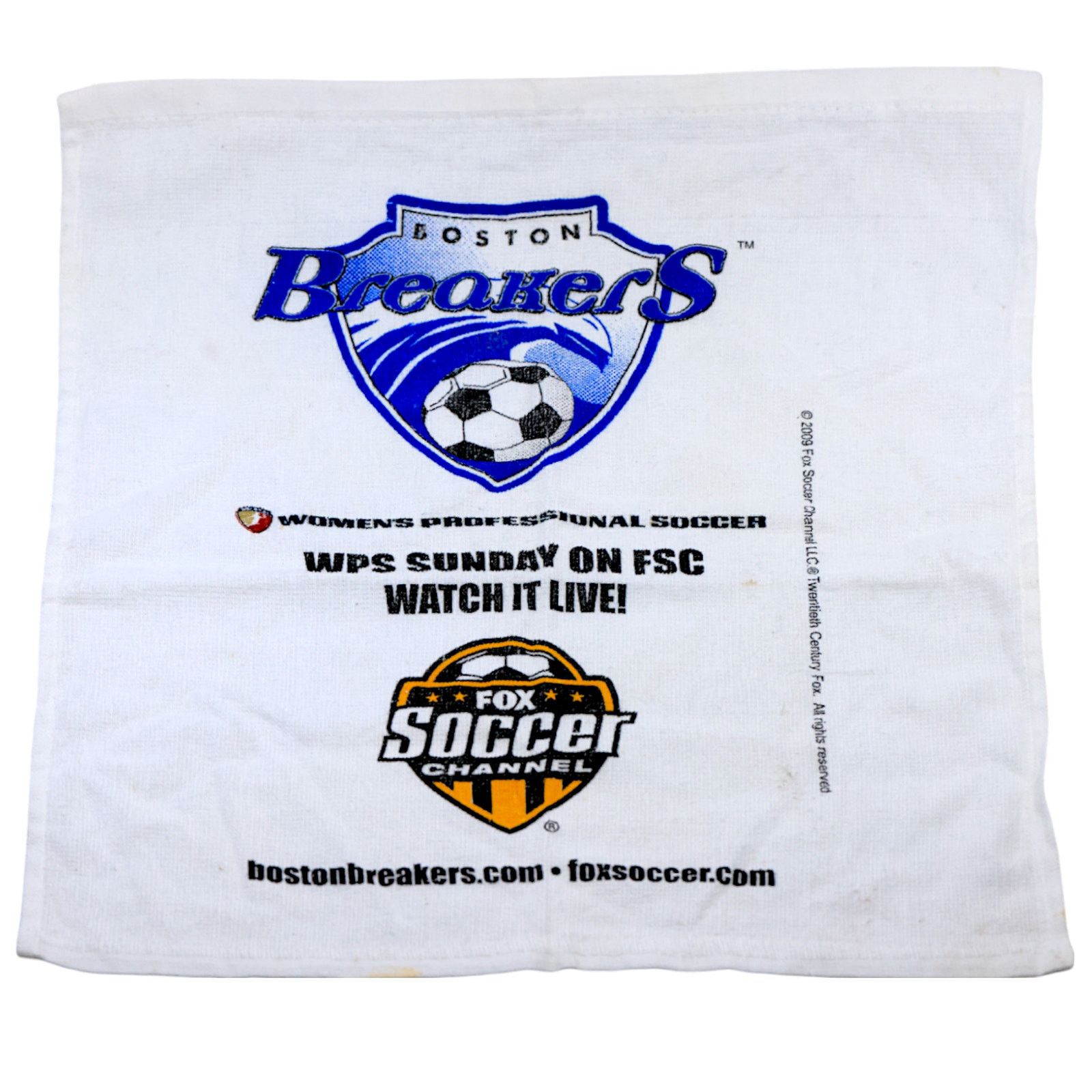 Other Boston Breakers Hand Towel 2009 Fox Soccer Channel Size ONE SIZE - 1 Thumbnail