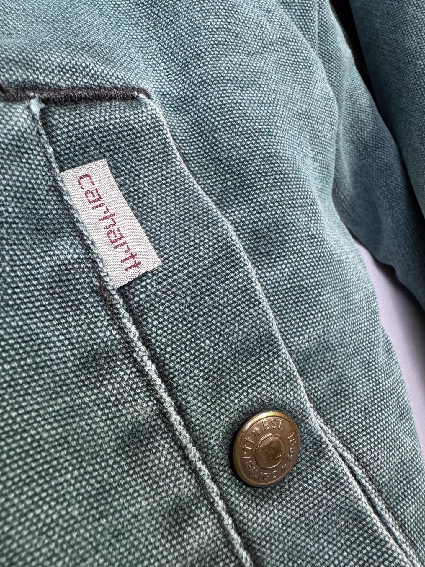 Carhartt Carhartt JQ1643 HTG Hunter Green M Jacket Size US M / EU 48-50 / 2 - 7 Thumbnail