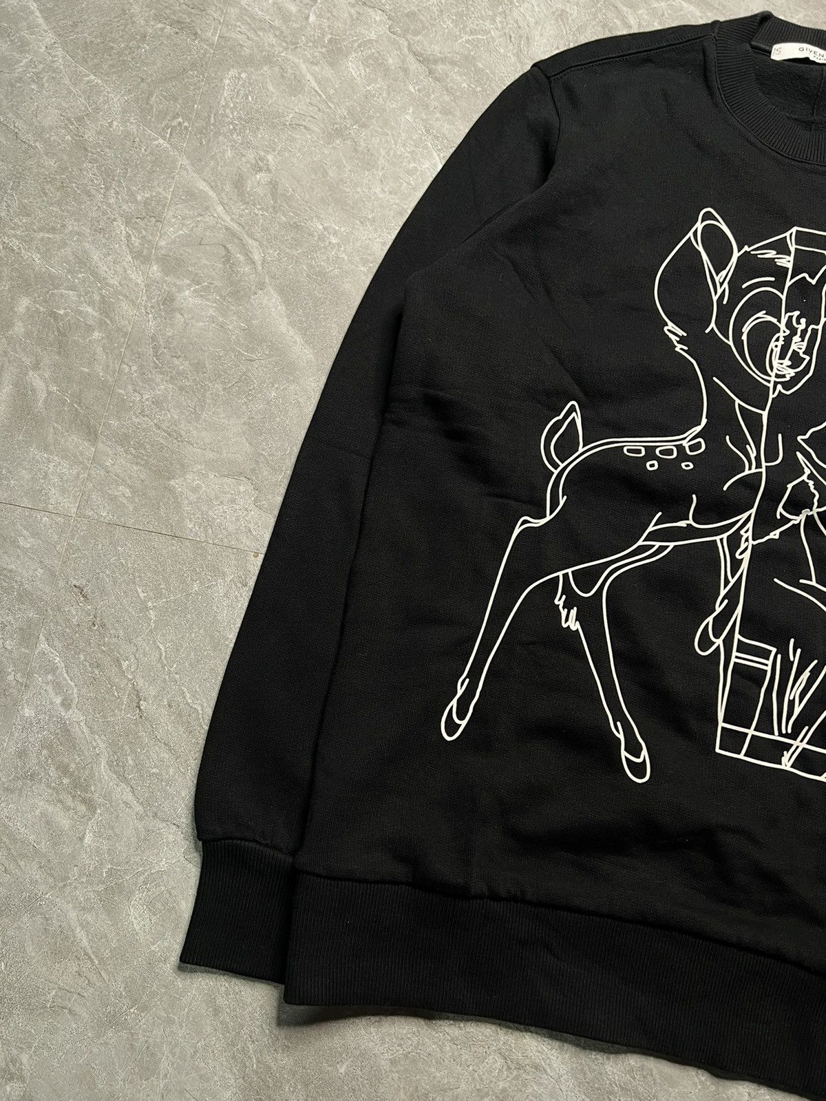 Givenchy Givenchy S/S 17 Bambi Stencil Print Sweater Size US XS / EU 42 / 0 - 5 Thumbnail