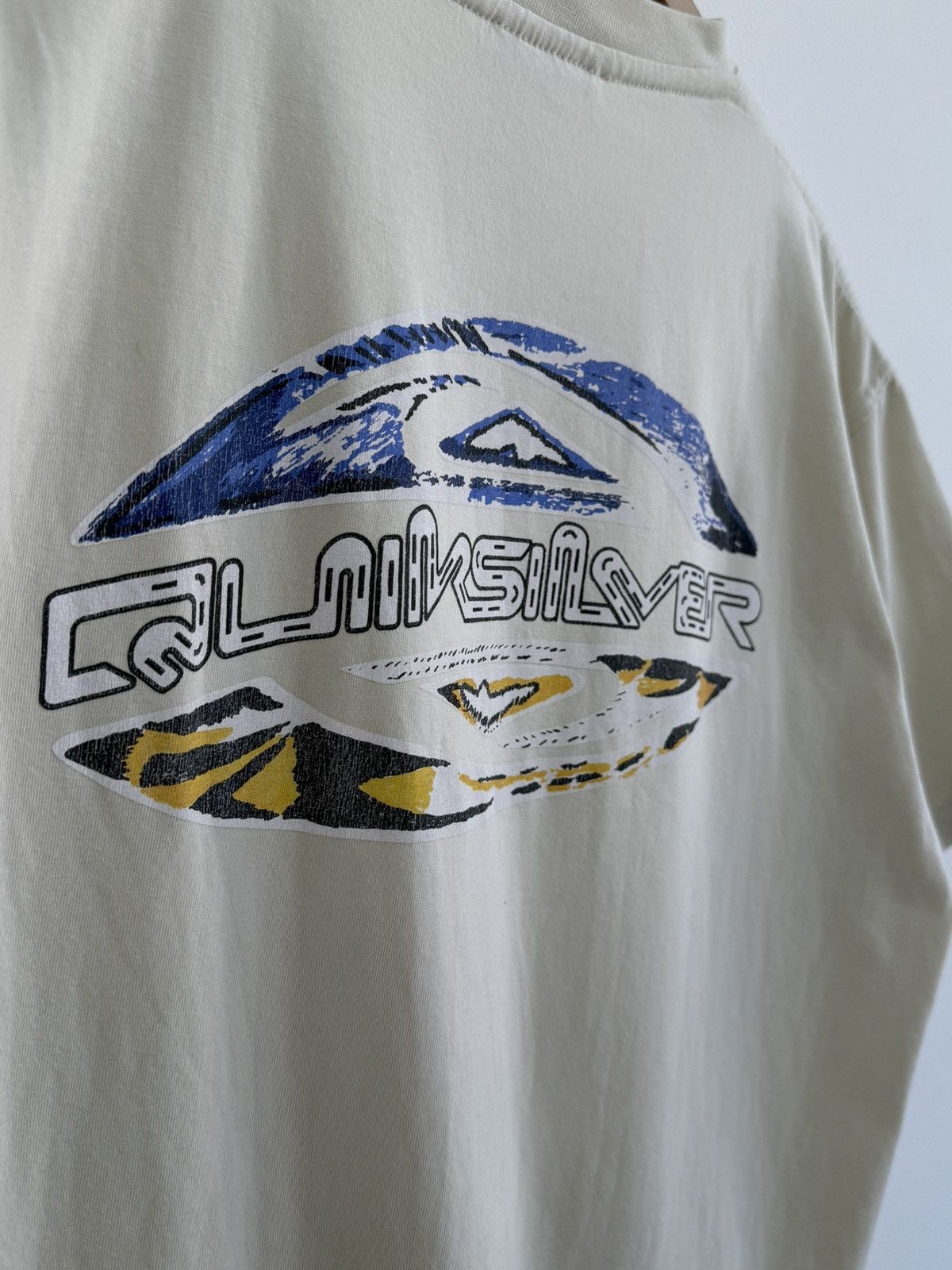 Quiksilver × Vintage Vintage 90s Quiksilver Surf Style T-Shirt Size US XL / EU 56 / 4 - 3 Thumbnail