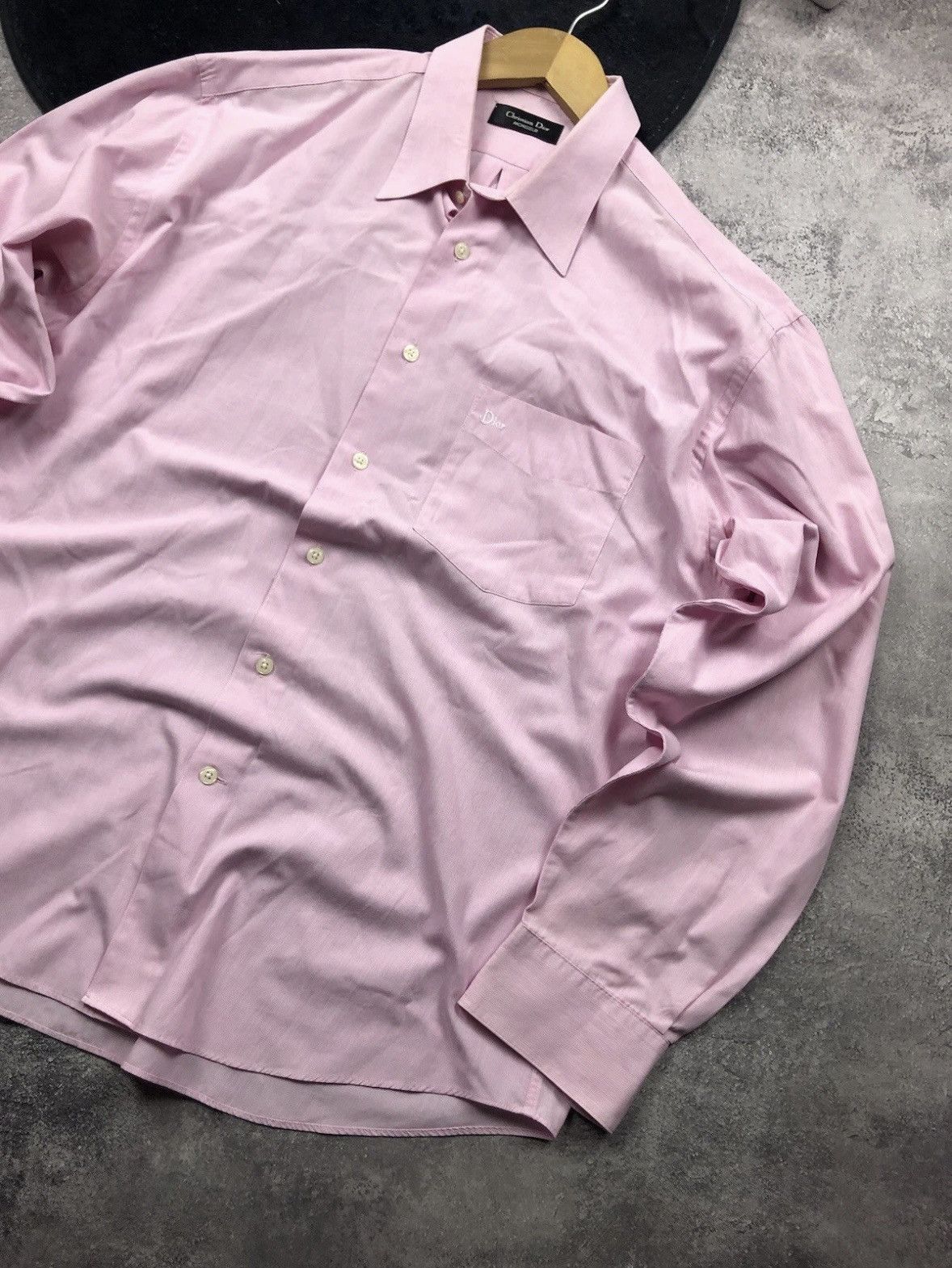 Christian Dior Monsieur CHRISTIAN DIOR MONSIEUR Vintage MiniLogo Shirt Luxury Button Size US L / EU 52-54 / 3 - 2 Thumbnail