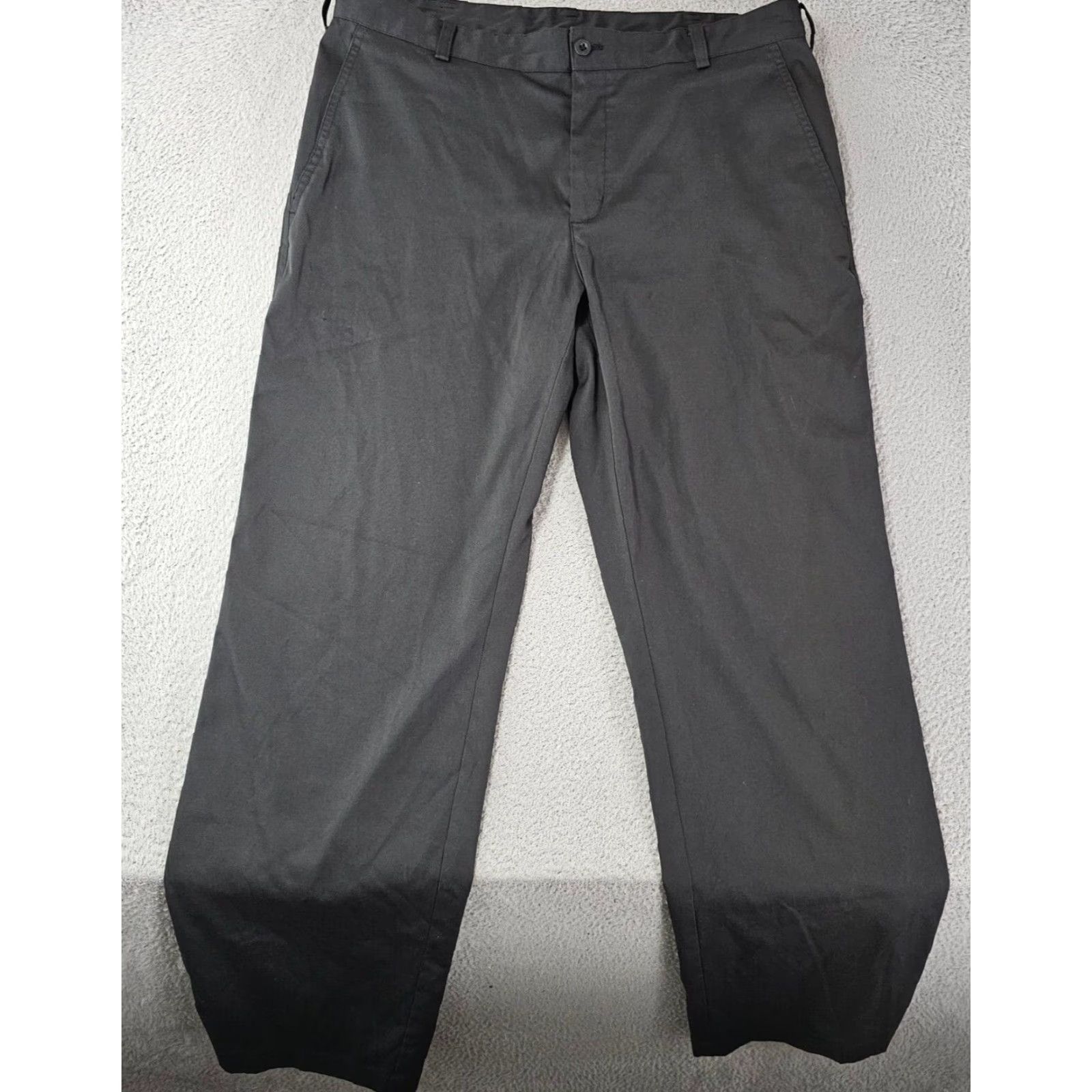 Nike Nike Dri Fit Tech Golf Pants Mens 34x32 Black Flat Front Wicking Stretch 472532 Size US 34 / EU 50 - 2 Thumbnail
