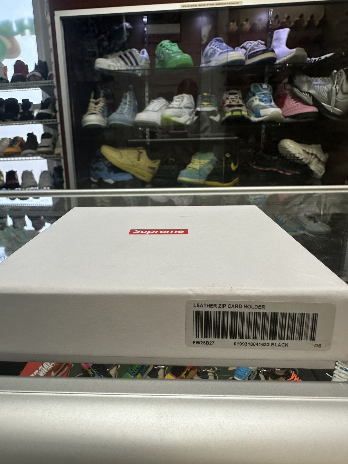 Supreme Supreme Leather Card Holder (Black) Size ONE SIZE - 5 Thumbnail