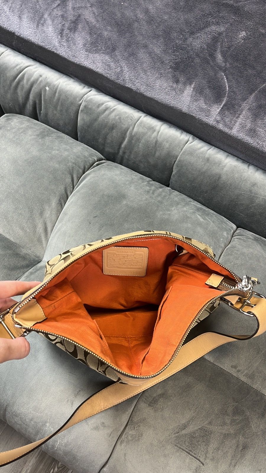 Coach × Vintage Vintage monogram Coach shoulder y2k bag Size ONE SIZE - 9 Thumbnail
