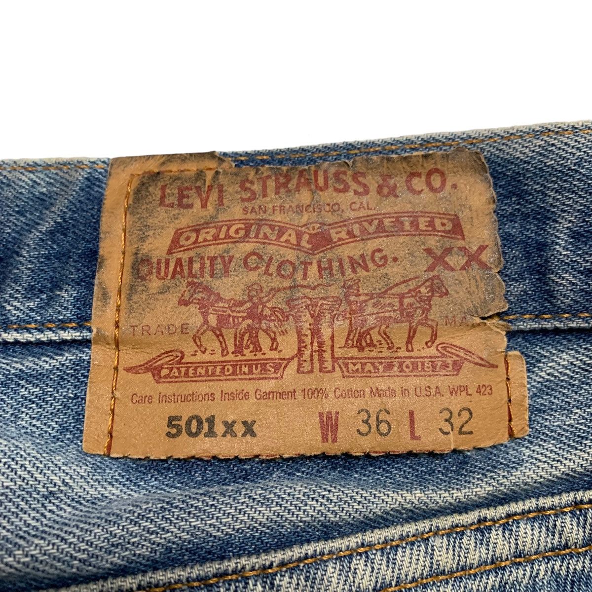 Levi's Vintage Levis 501xx Jeans Size US 35 - 9 Thumbnail