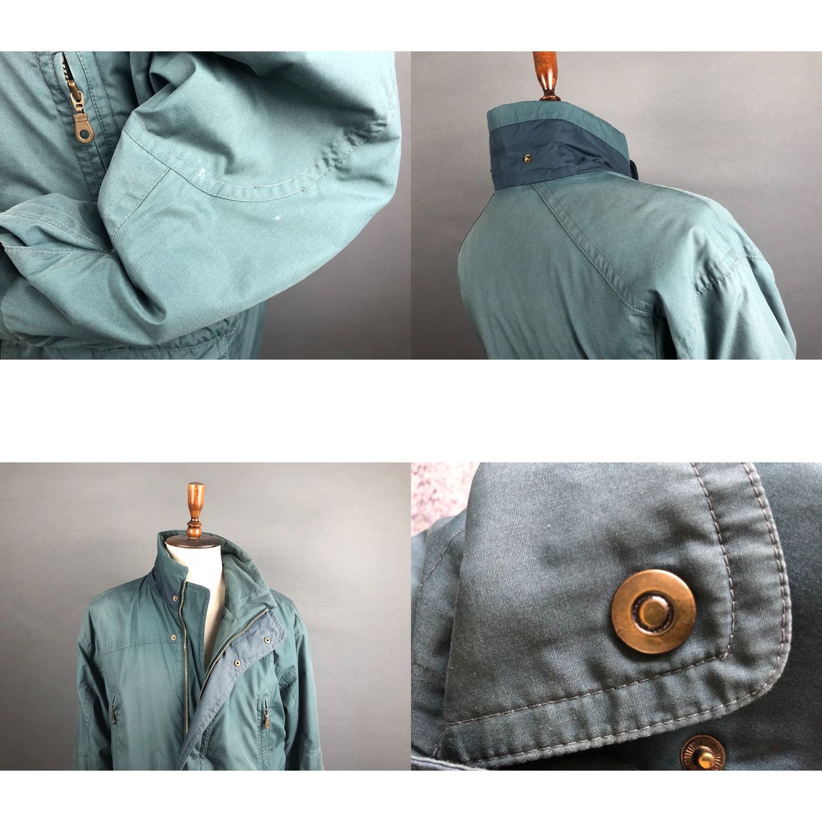 Baracuta Baracuta Jacket Baracuta Shirt? No - Baracuta Jacket Men S Green Polyester Full Zip Padded Mid-Length Chest Pockets Lined Size US S / EU 44-46 / 1 - 8 Thumbnail