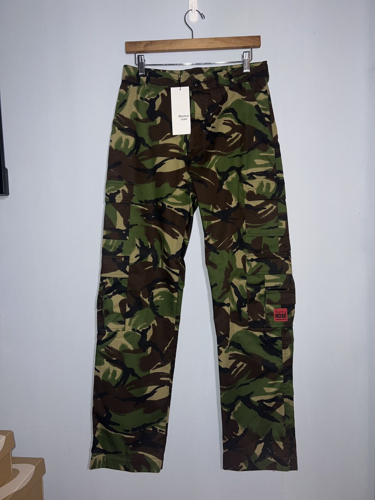 Martine Rose 7 POCKET DPM CAMO CARGO PANTS Size US 30 / EU 46 - 1 Thumbnail