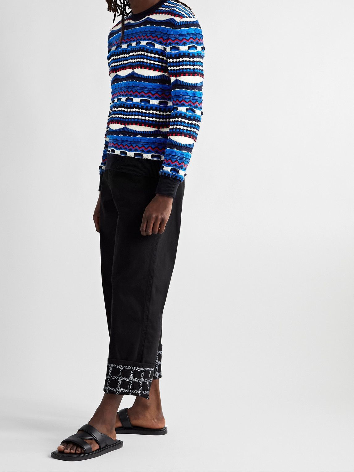 Missoni o1y0225 Crewneck Sweater in Multicolor Size US M / EU 48-50 / 2 - 5 Thumbnail