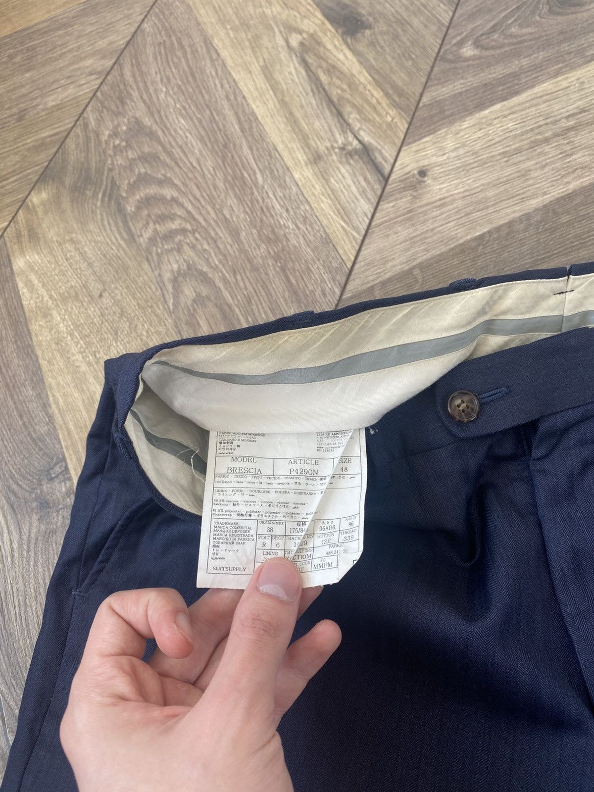 Suitsupply Vintage SuitSupply Napoli Old money style rare suit Size 48R - 20 Thumbnail