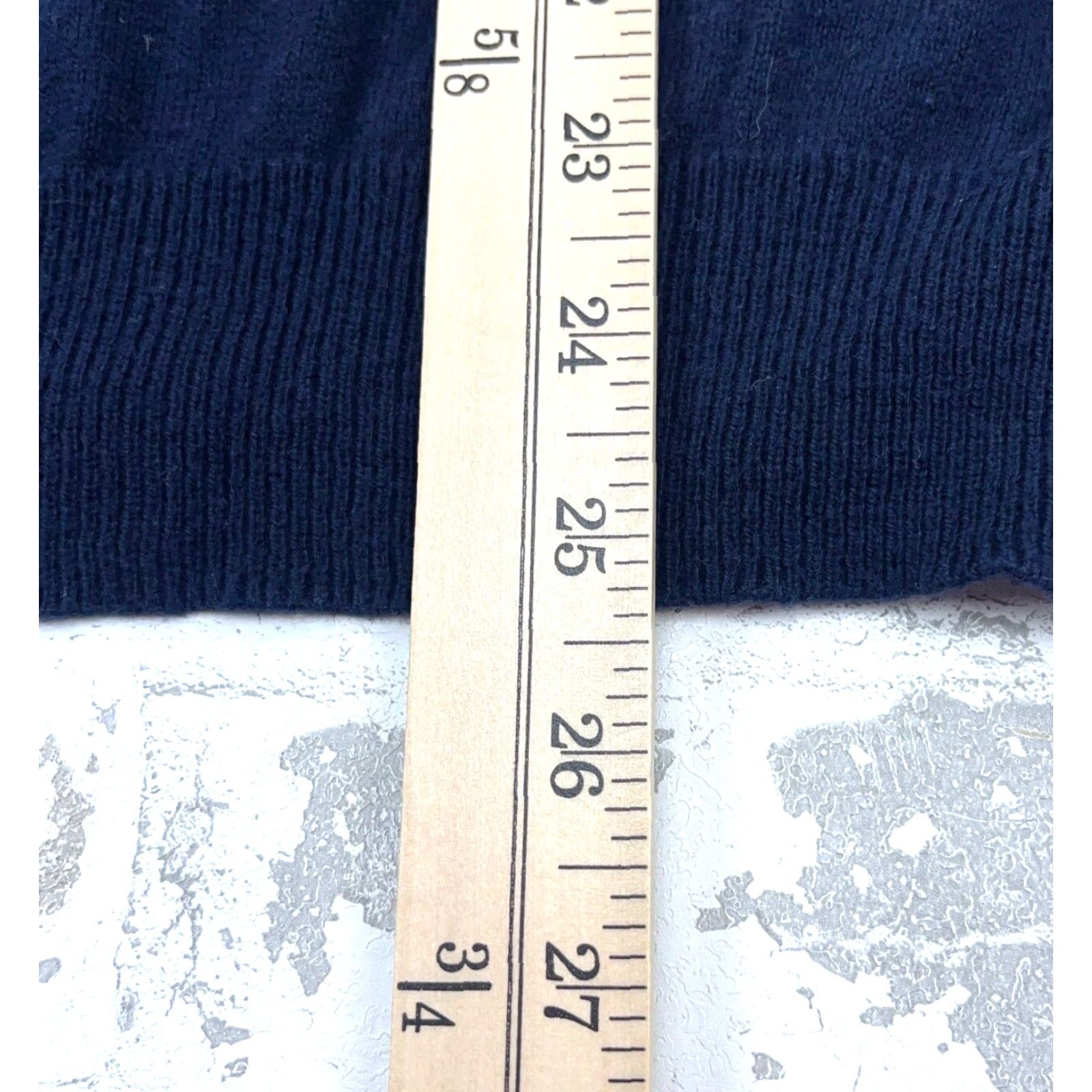J.Crew J.CREW Sweater Men S Blue Cotton Cashmere Blend V-Neck Pullover Size US S / EU 44-46 / 1 - 7 Thumbnail