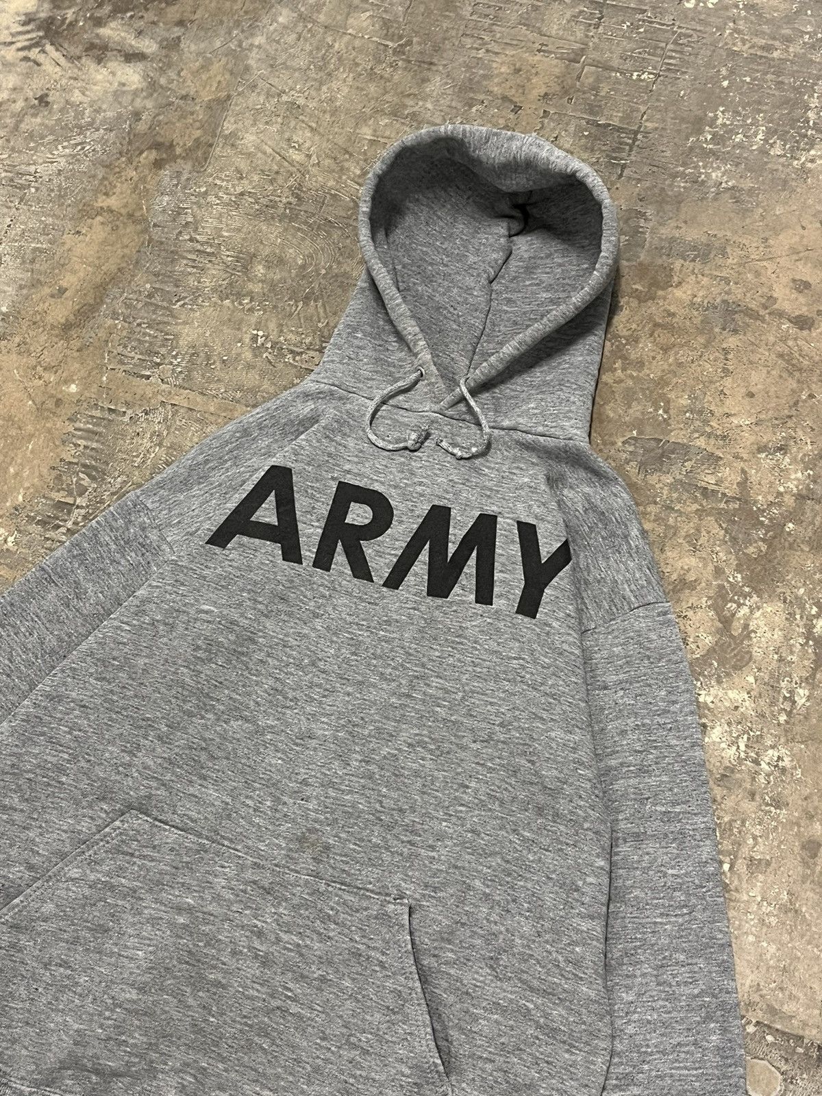 Vintage Vintage army boxy fit spell out sweatshirt Russell hype Size US XL / EU 56 / 4 - 7 Thumbnail