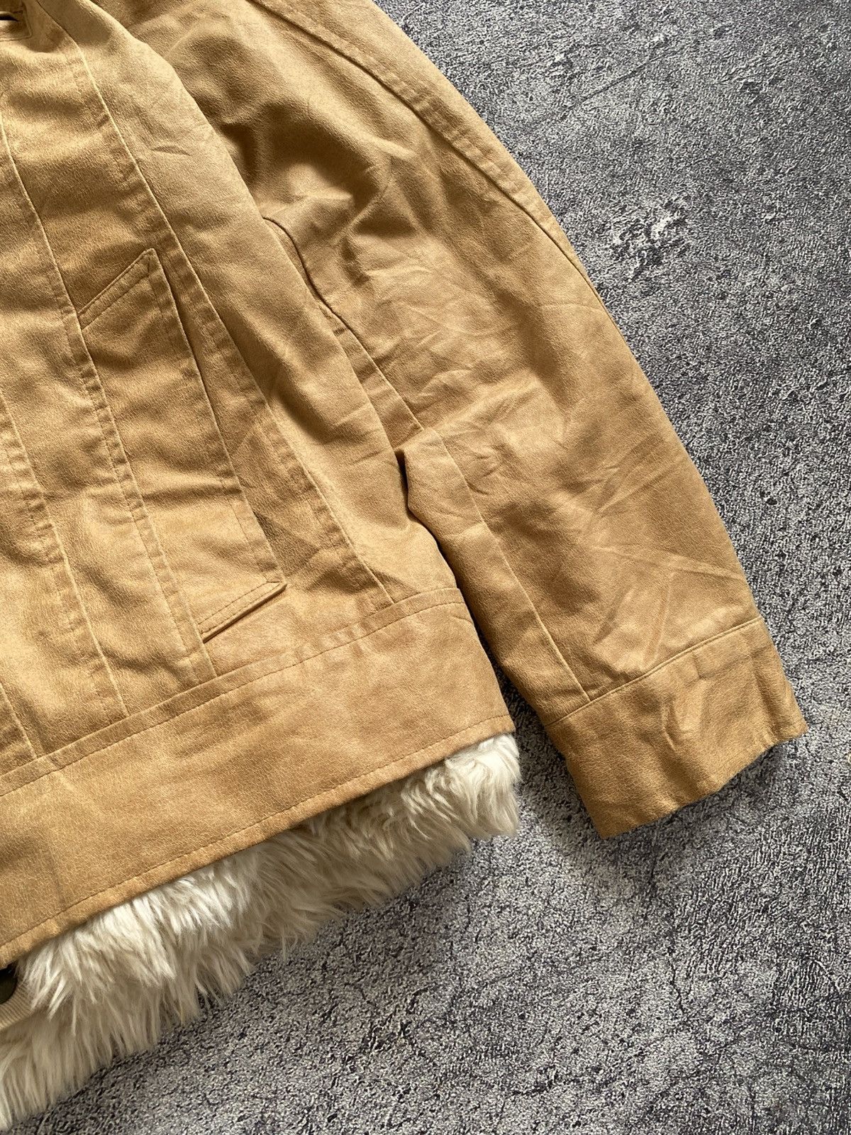 CABANE de ZUCCa 1990s - Cabane De Zucca Leather Fur Faux by Issey Miyake Size US M / EU 48-50 / 2 - 7 Thumbnail