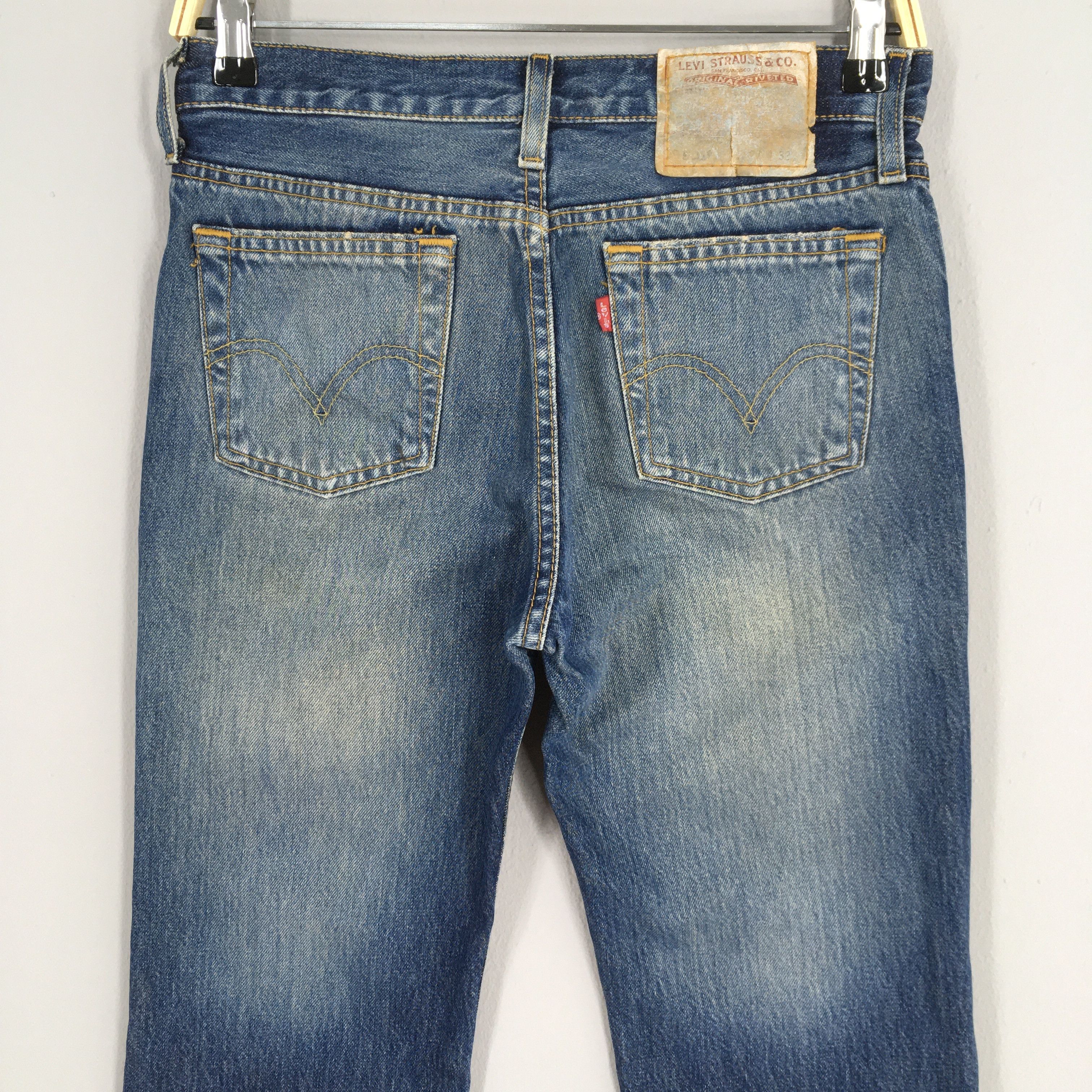 Levi's Size 26x31 Vintage 90s Levi's 501 Distressed Jeans S61 Size 26" / US 2 / IT 38 - 9 Thumbnail