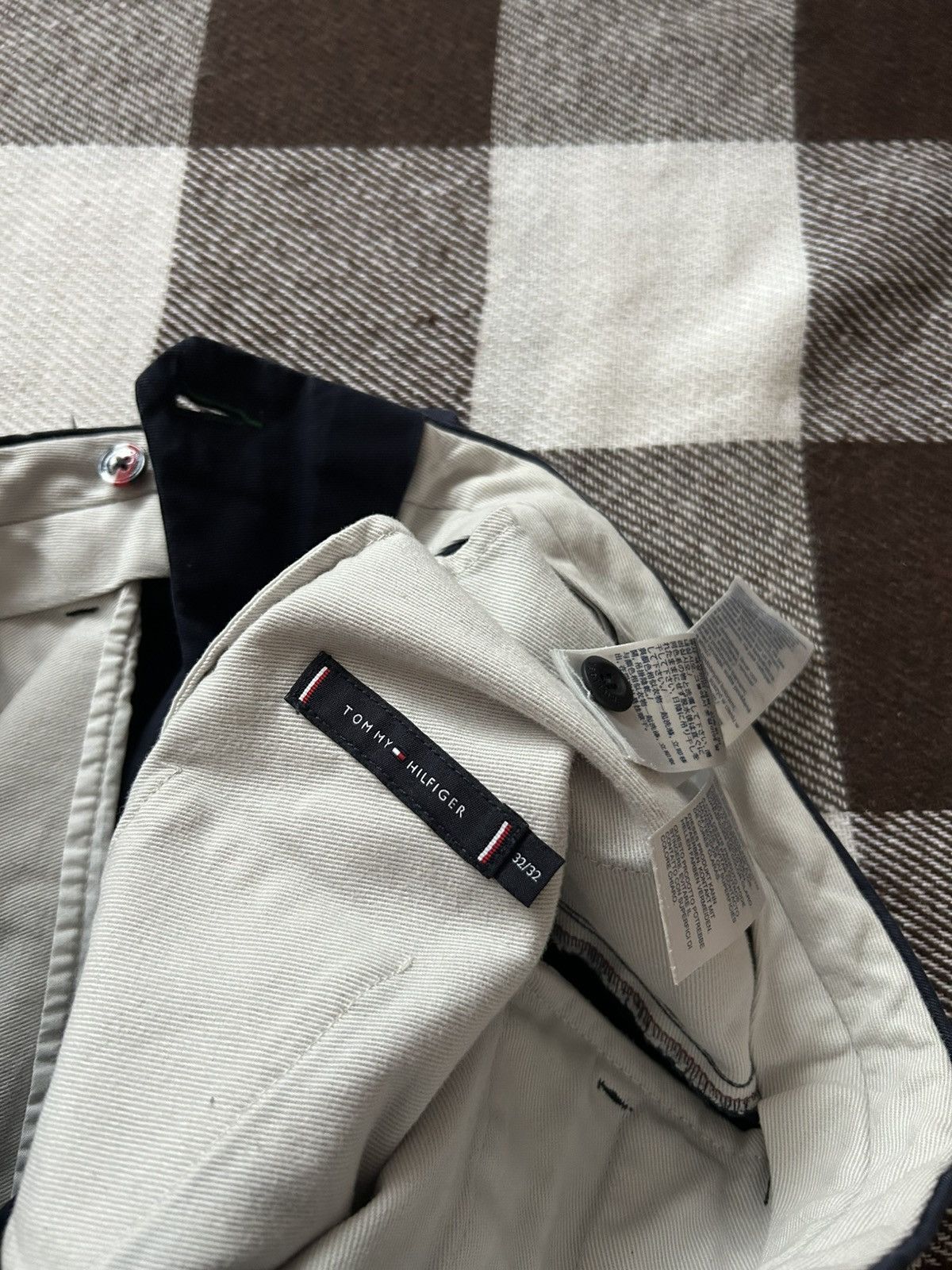 Tommy Hilfiger The icon ivy chino navy blue pants luxury