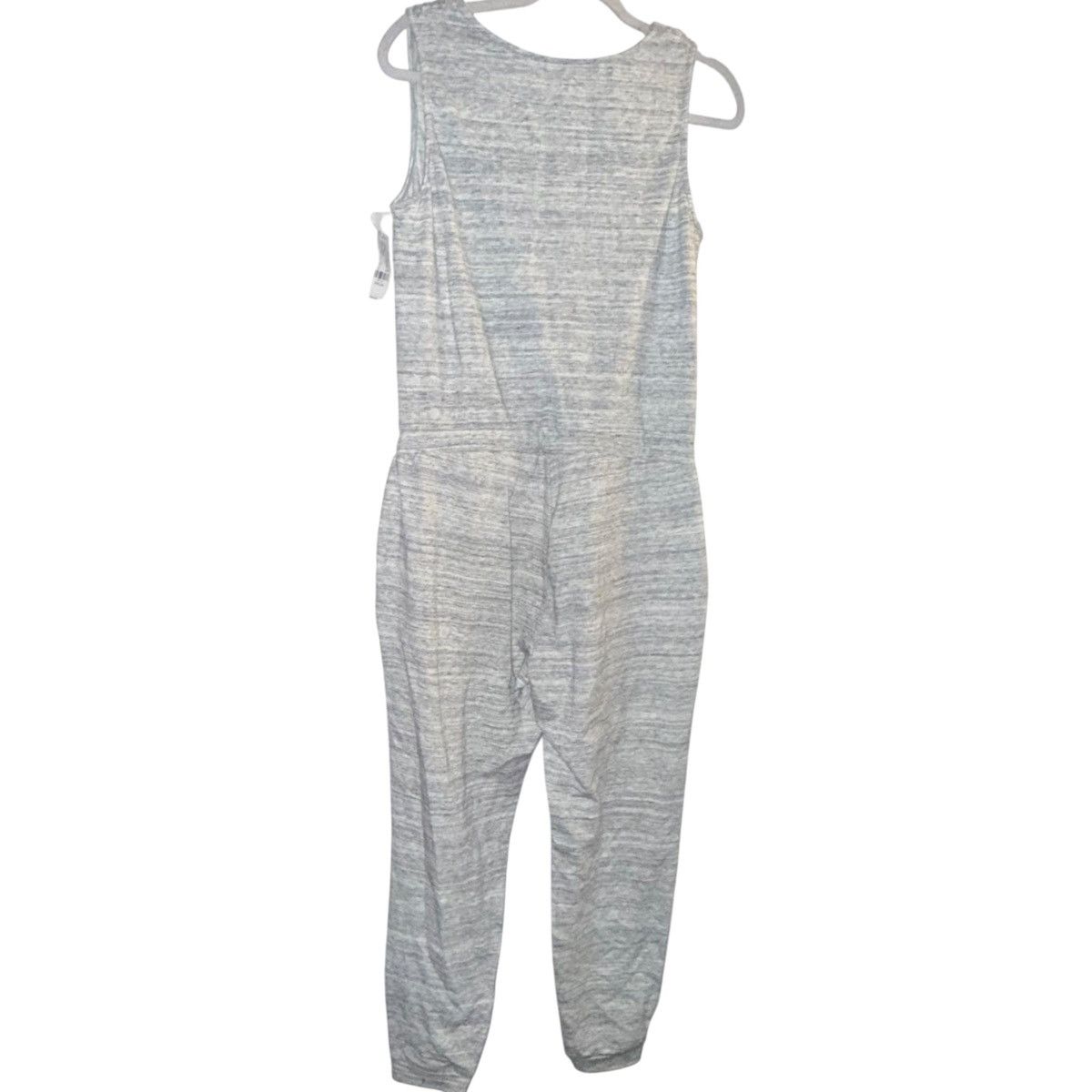 Other New York & Company gray marled sleeveless jumpsuit Size 30" / US 8 / IT 44 - 3 Thumbnail