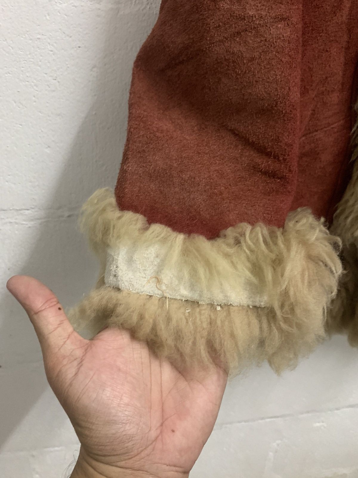Japanese Brand Vintage 70s Suede Leather Fur Jacket Size S / US 4 / IT 40 - 9 Thumbnail