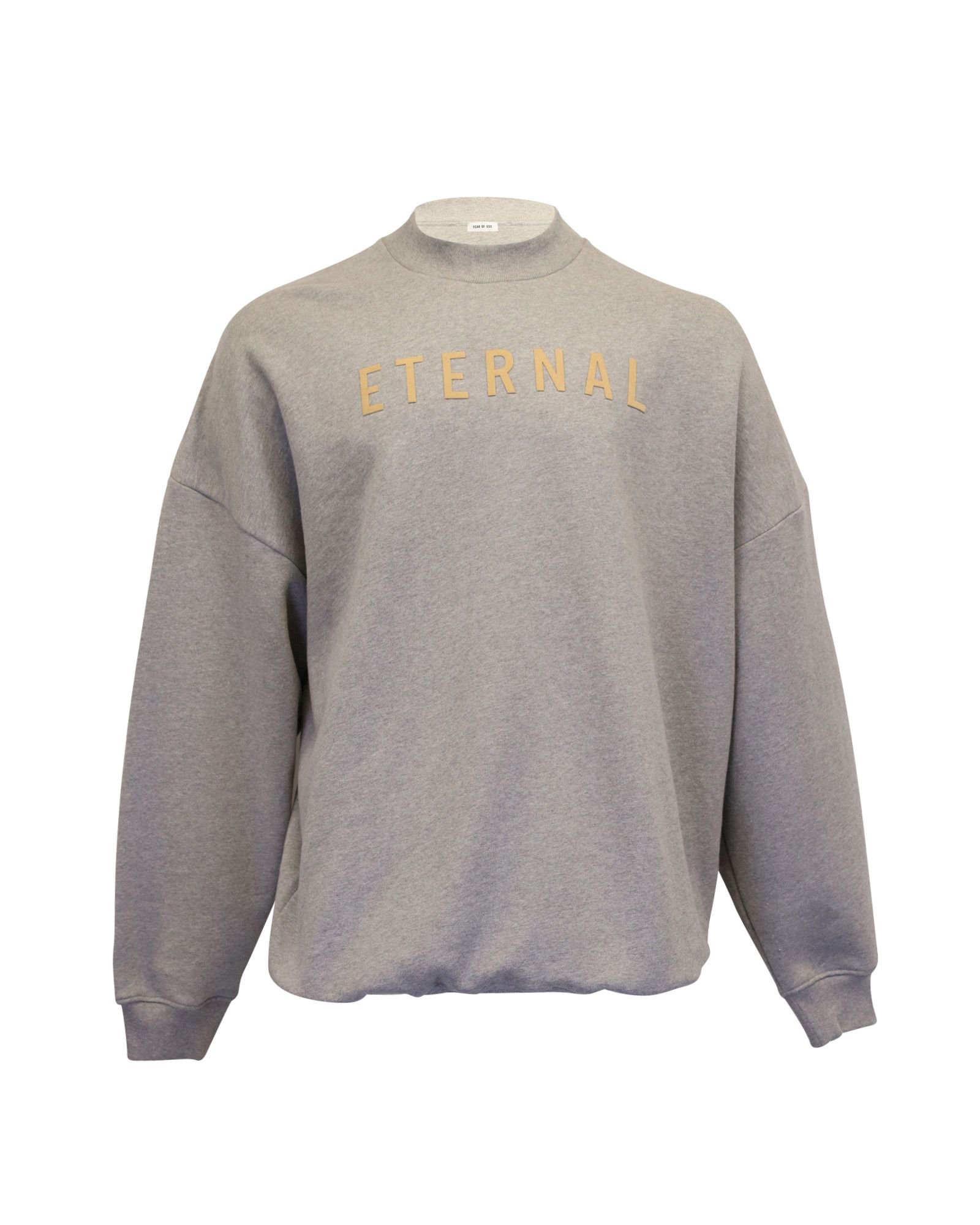 Fear of God Fear of God Eternal Print Long Sleeve Sweatshirt in Grey Cot Size US L / EU 52-54 / 3 - 1 Thumbnail