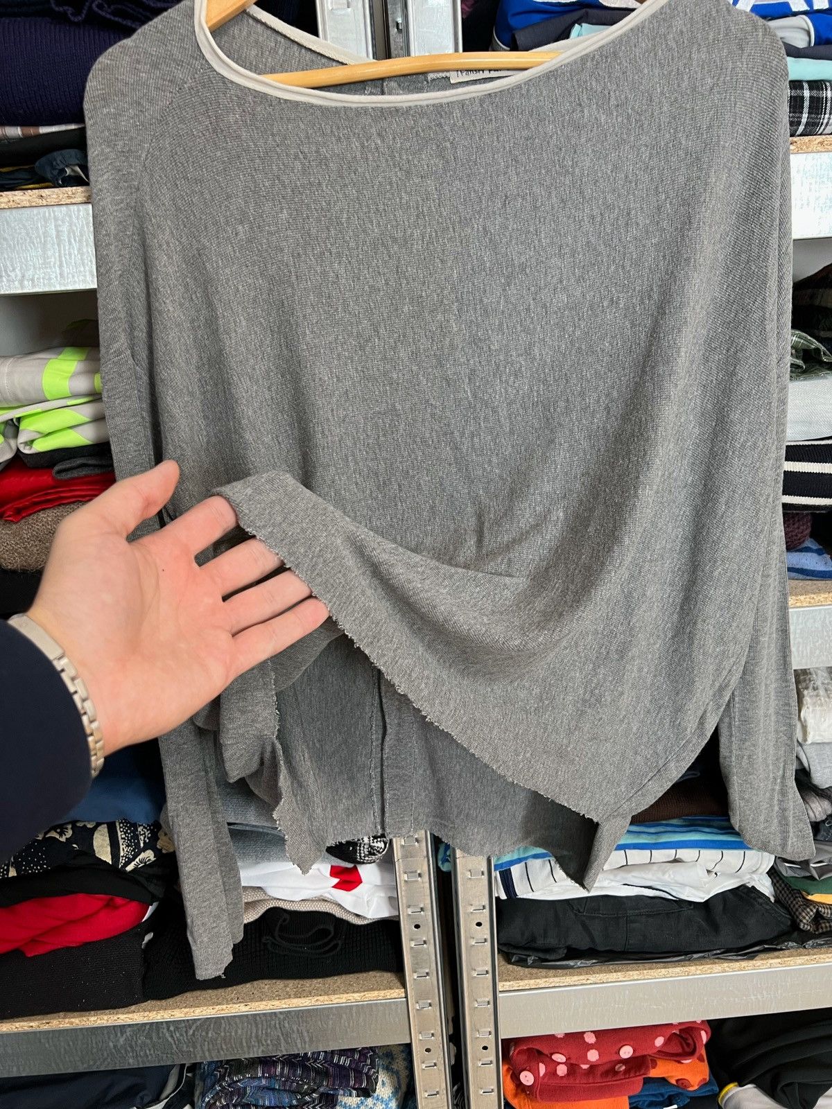 Transit × Transit Uomo Transit Par Such AvantGarde Back Button Cardigan Long Sleeve Size S / US 4 / IT 40 - 4 Thumbnail