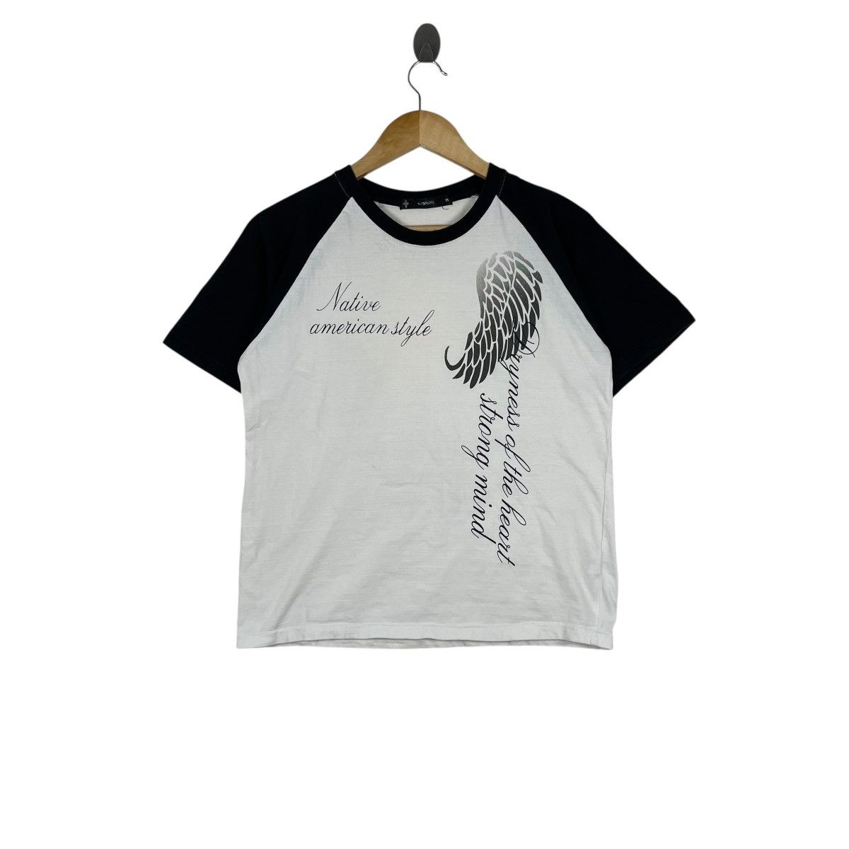 Japanese Brand Native American Style Raglan Tee Shirt Size US M / EU 48-50 / 2 - 1 Thumbnail